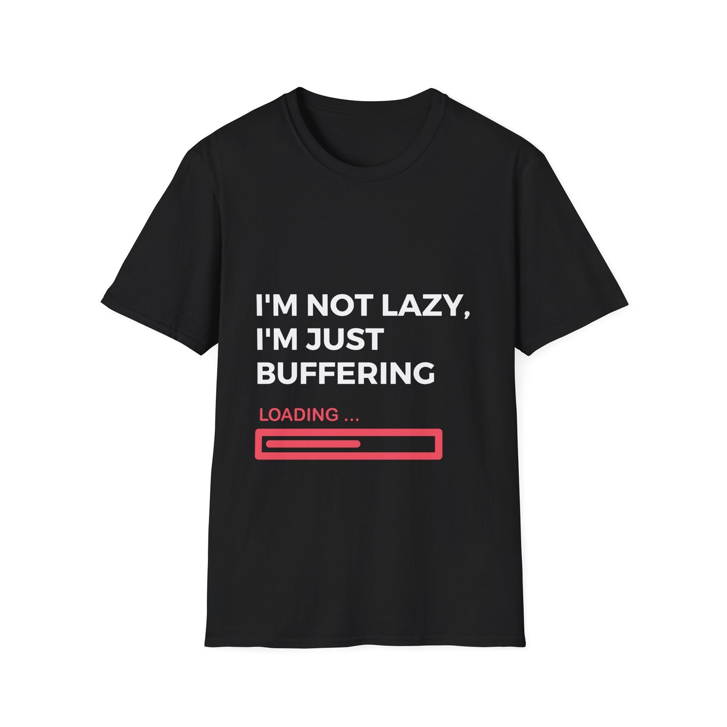 Not Lazy "Black" Unisex Softstyle T-Shirt