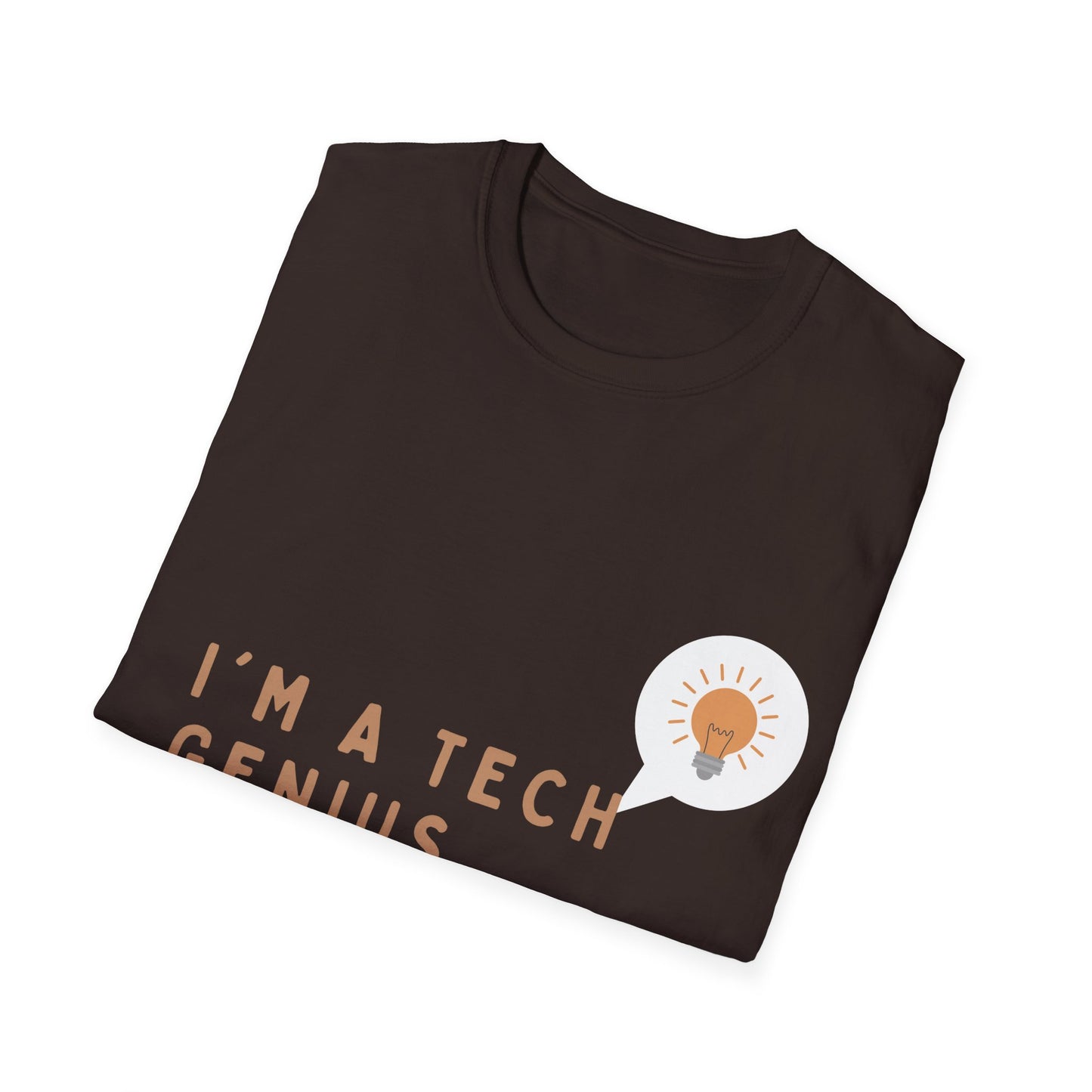 Unisex "Tech Genius Black" Softstyle T-Shirt