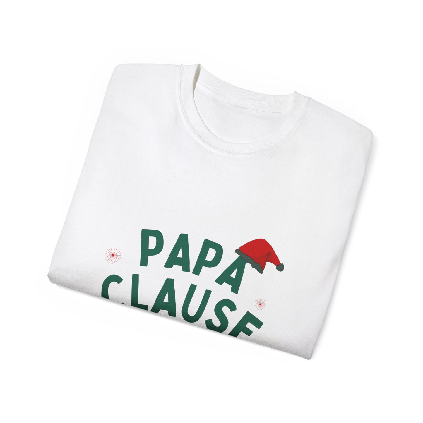 Papa Clause Christmas Unisex Ultra Cotton Tee