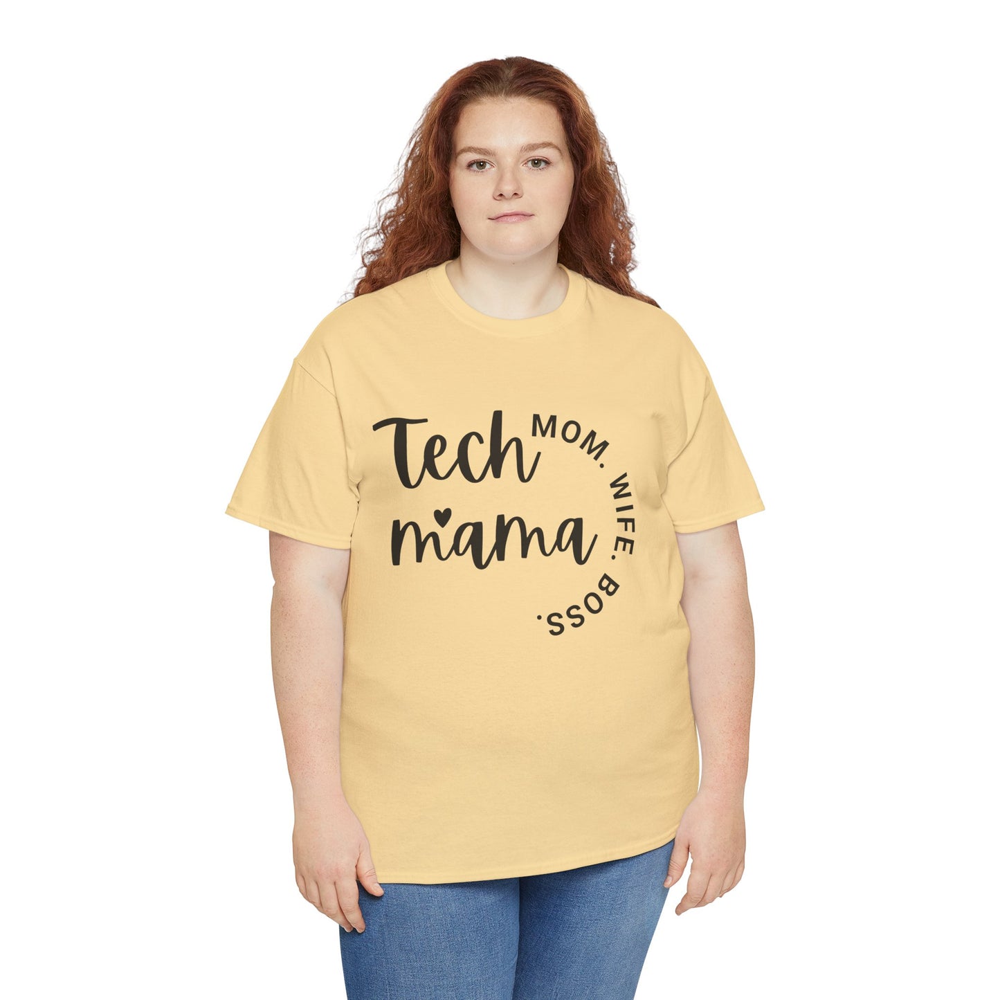 Tech Mama Boss Wife Cotton Tee