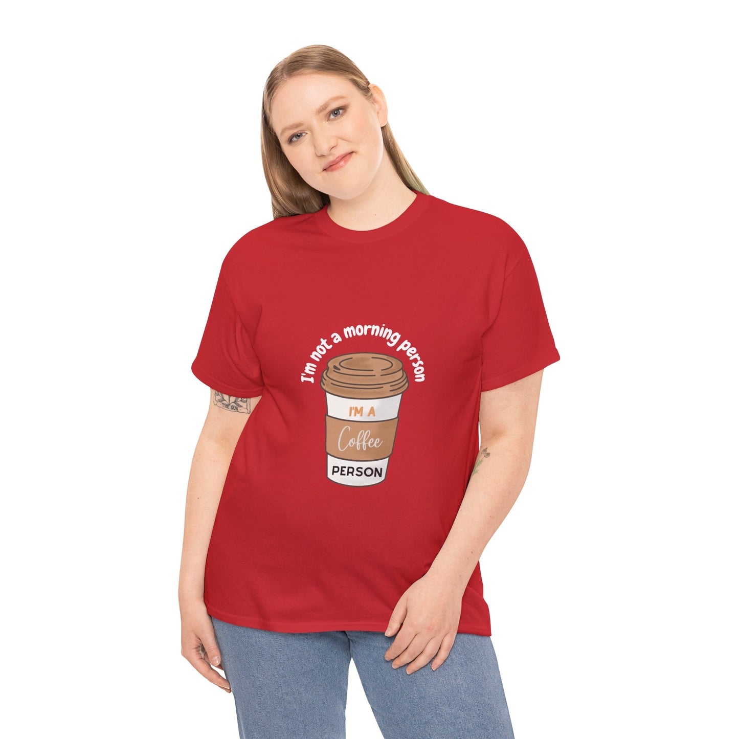 Coffee Black Unisex Heavy Cotton Tee