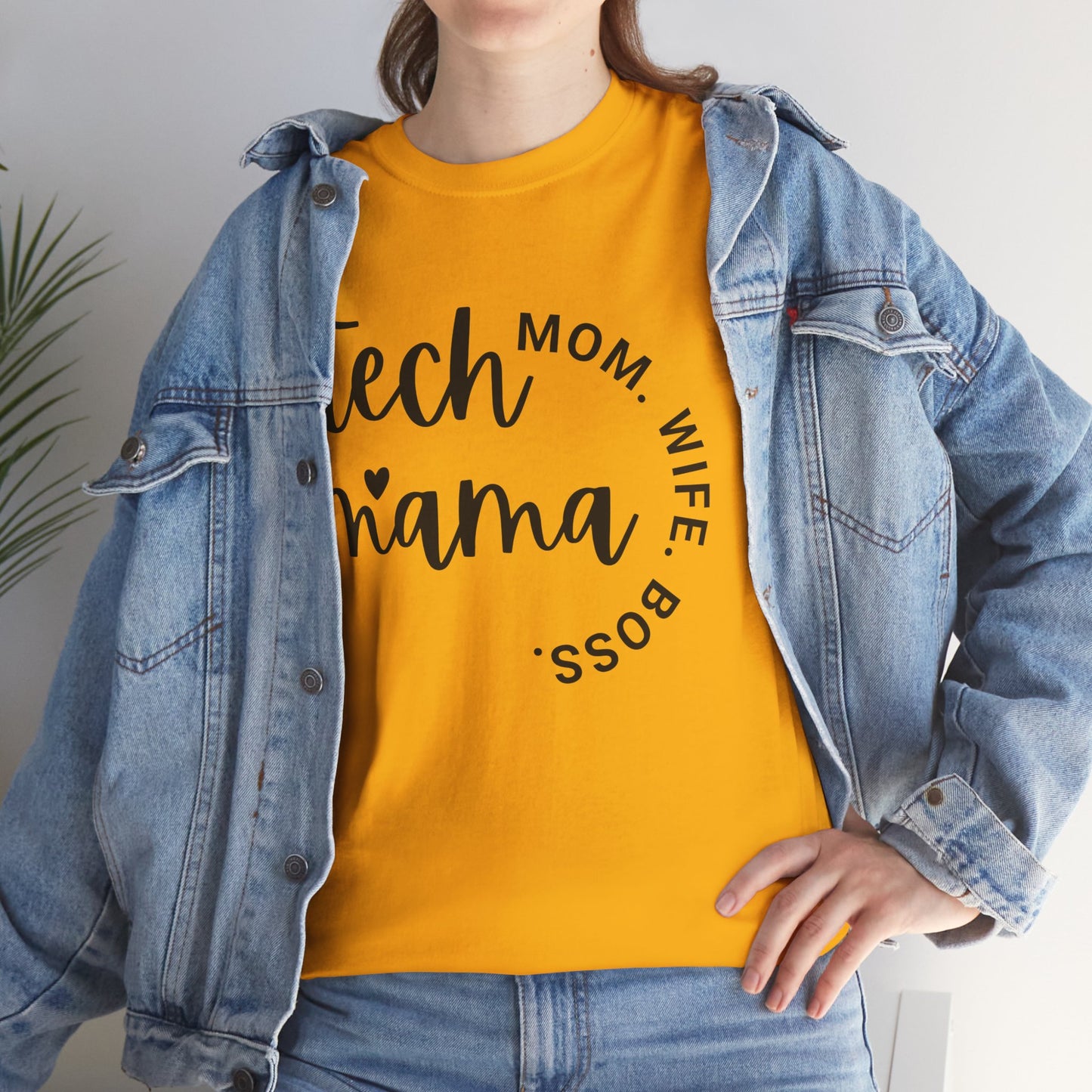 Tech Mama Boss Wife Cotton Tee