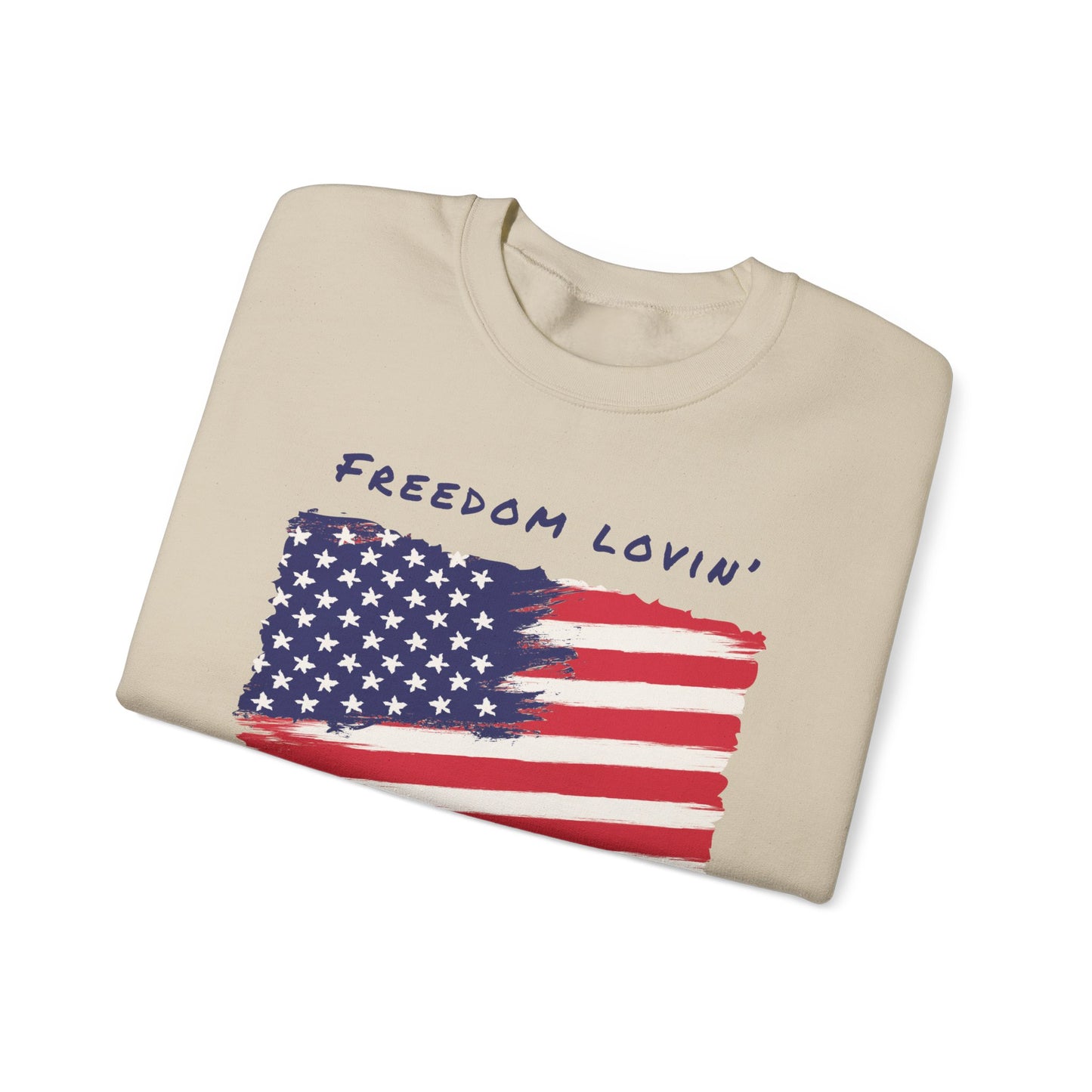 Freedom Loving QA Long Sleeve Crewneck Sweatshirt