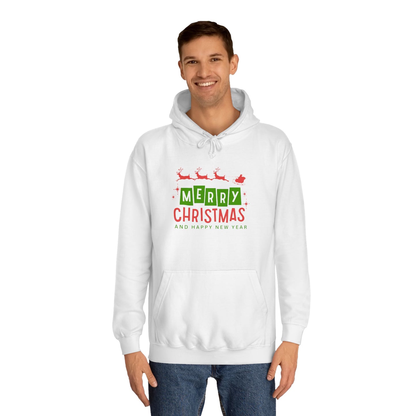 Merry Christmas & happy New year Unisex College Hoodie