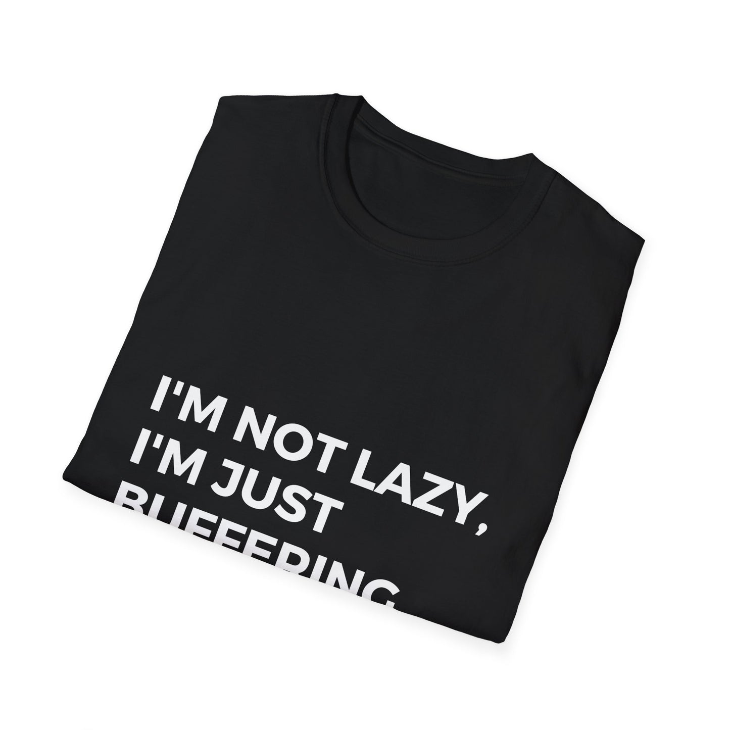 Not Lazy "Black" Unisex Softstyle T-Shirt