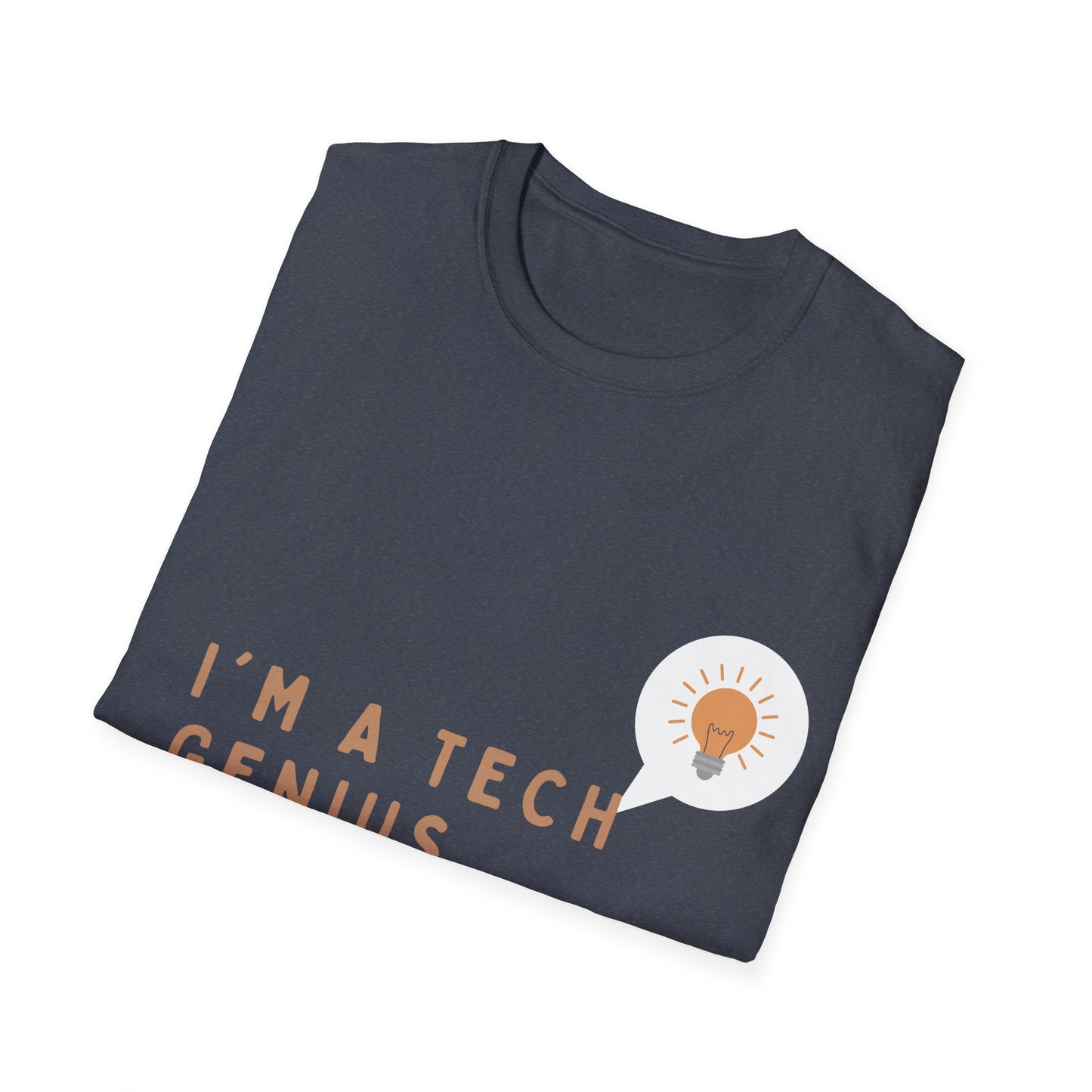 Unisex "Tech Genius Black" Softstyle T-Shirt