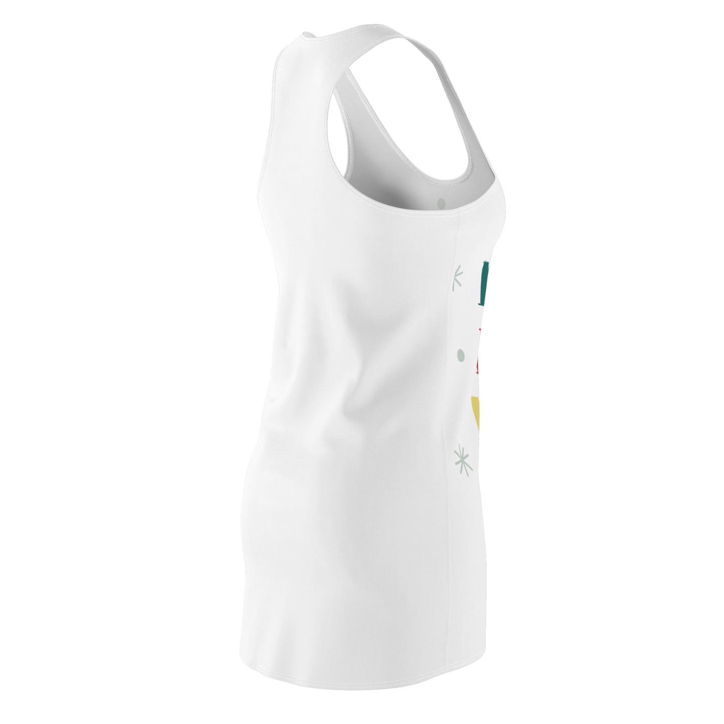 Merry Merry Merry Christmas Women's Cut & Sew Racerback Dress