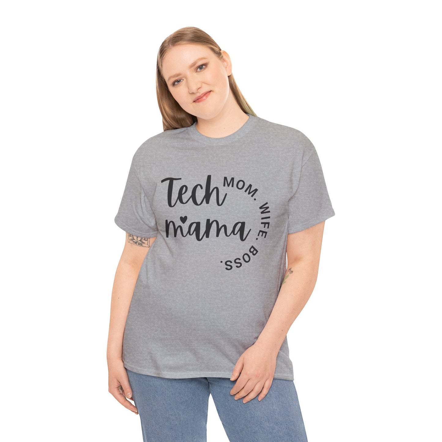 Tech Mama Boss Wife Cotton Tee