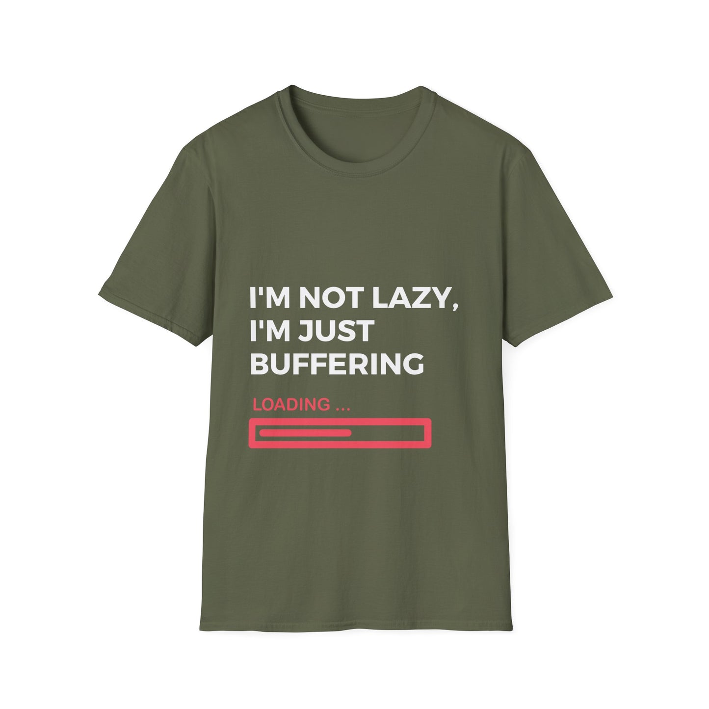 Not Lazy "Black" Unisex Softstyle T-Shirt