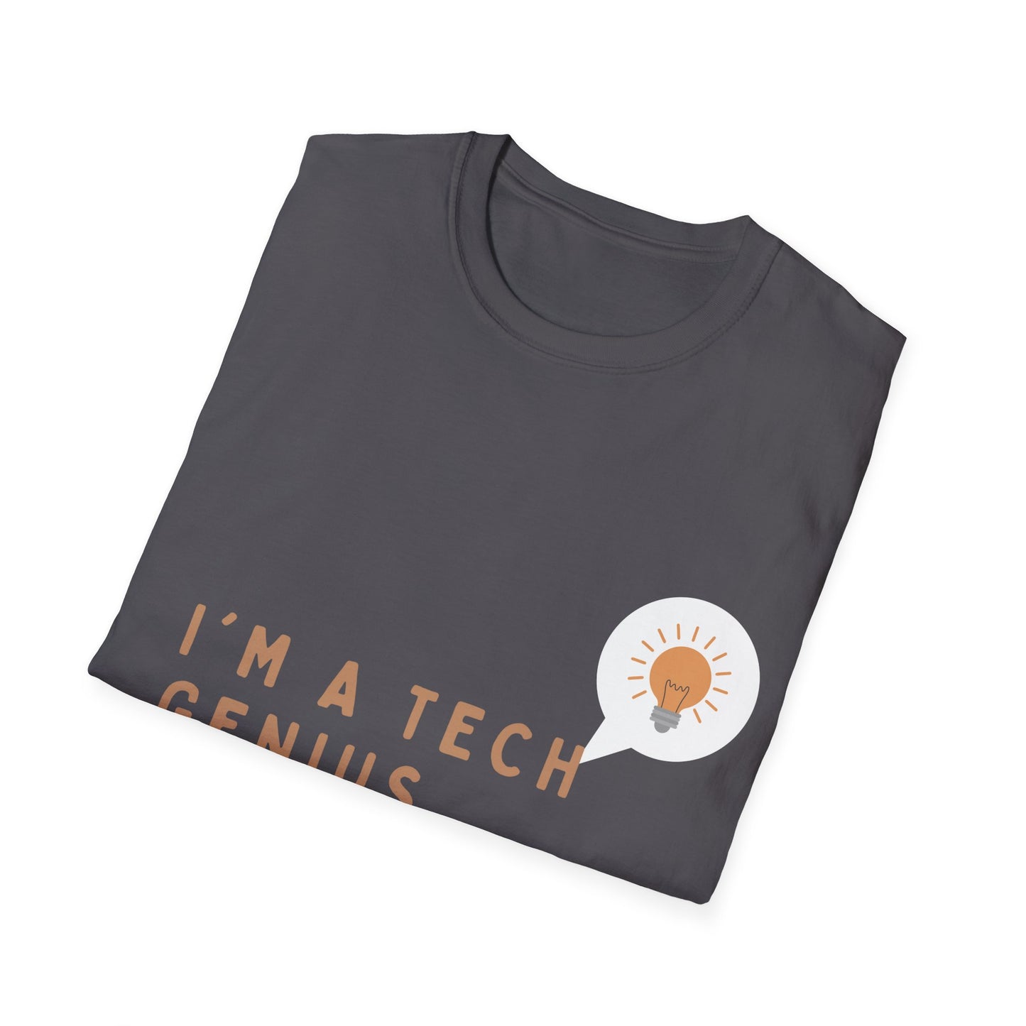 Unisex "Tech Genius Black" Softstyle T-Shirt