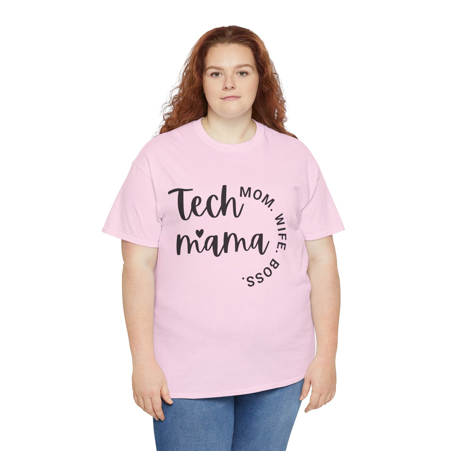 Tech Mama Boss Wife Cotton Tee