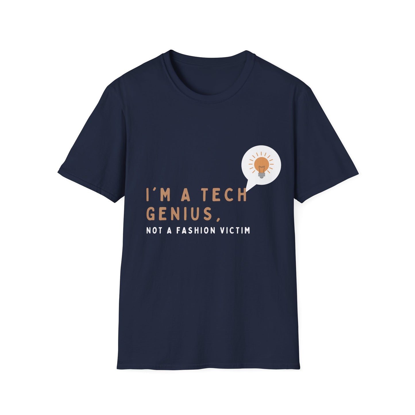 Unisex "Tech Genius Black" Softstyle T-Shirt