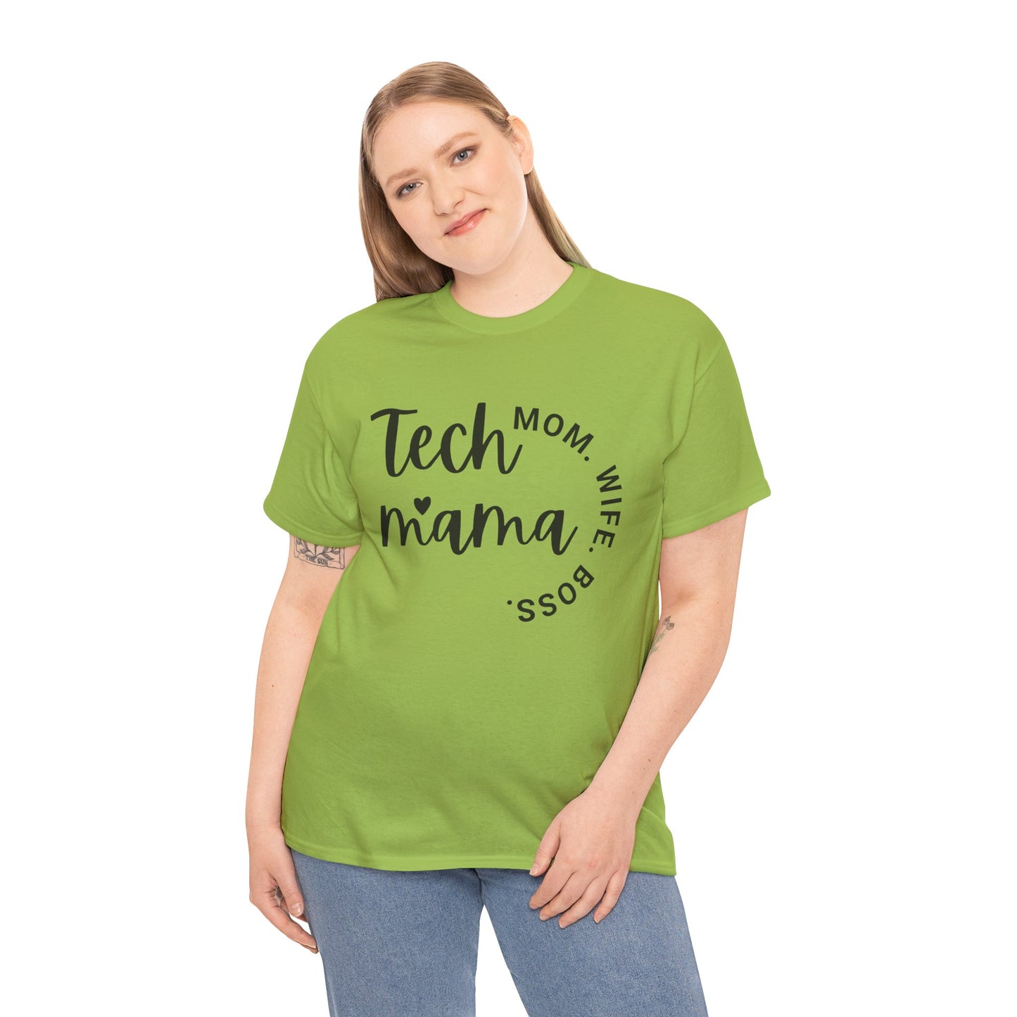 Tech Mama Boss Wife Cotton Tee