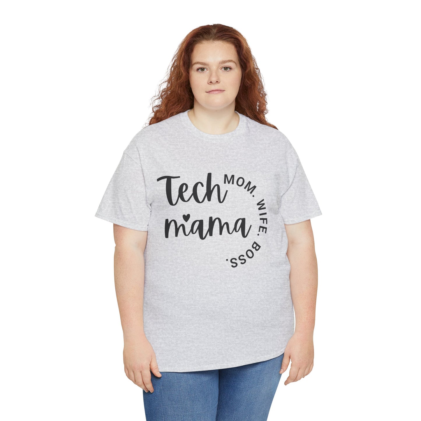 Tech Mama Boss Wife Cotton Tee