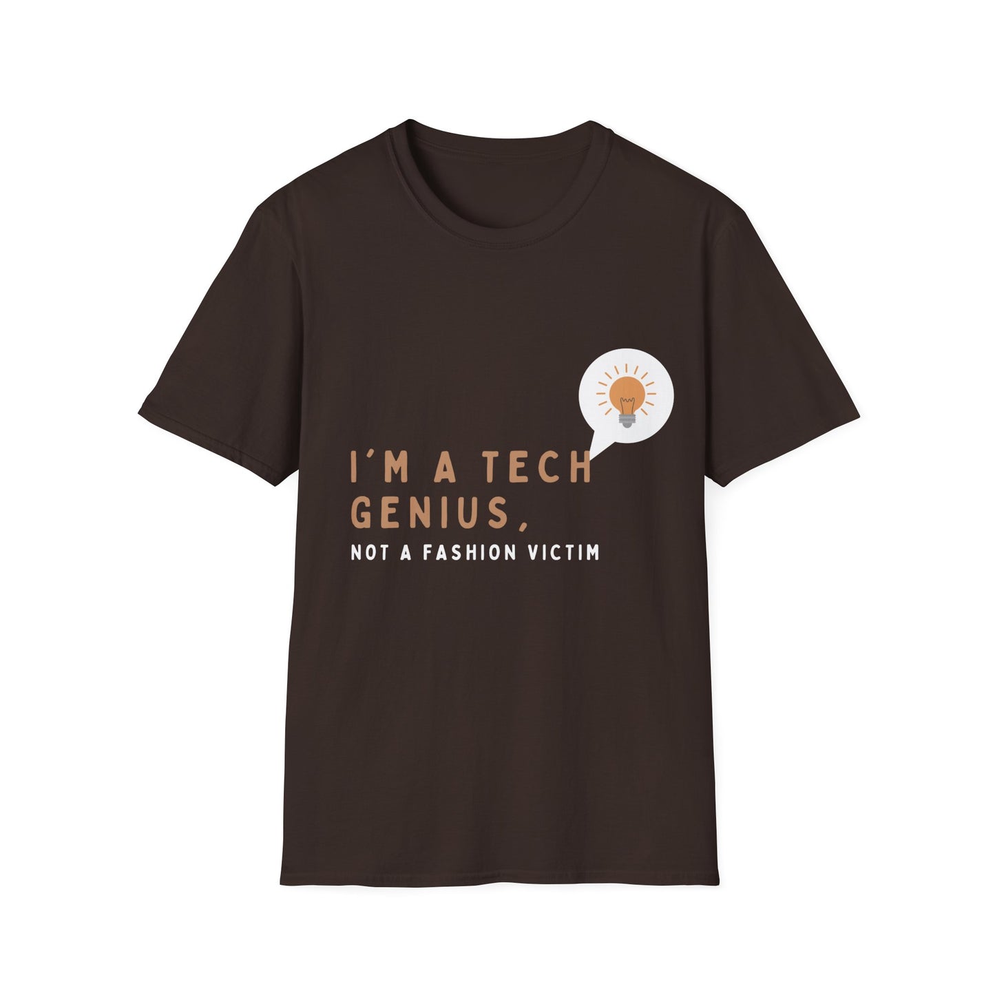 Unisex "Tech Genius Black" Softstyle T-Shirt
