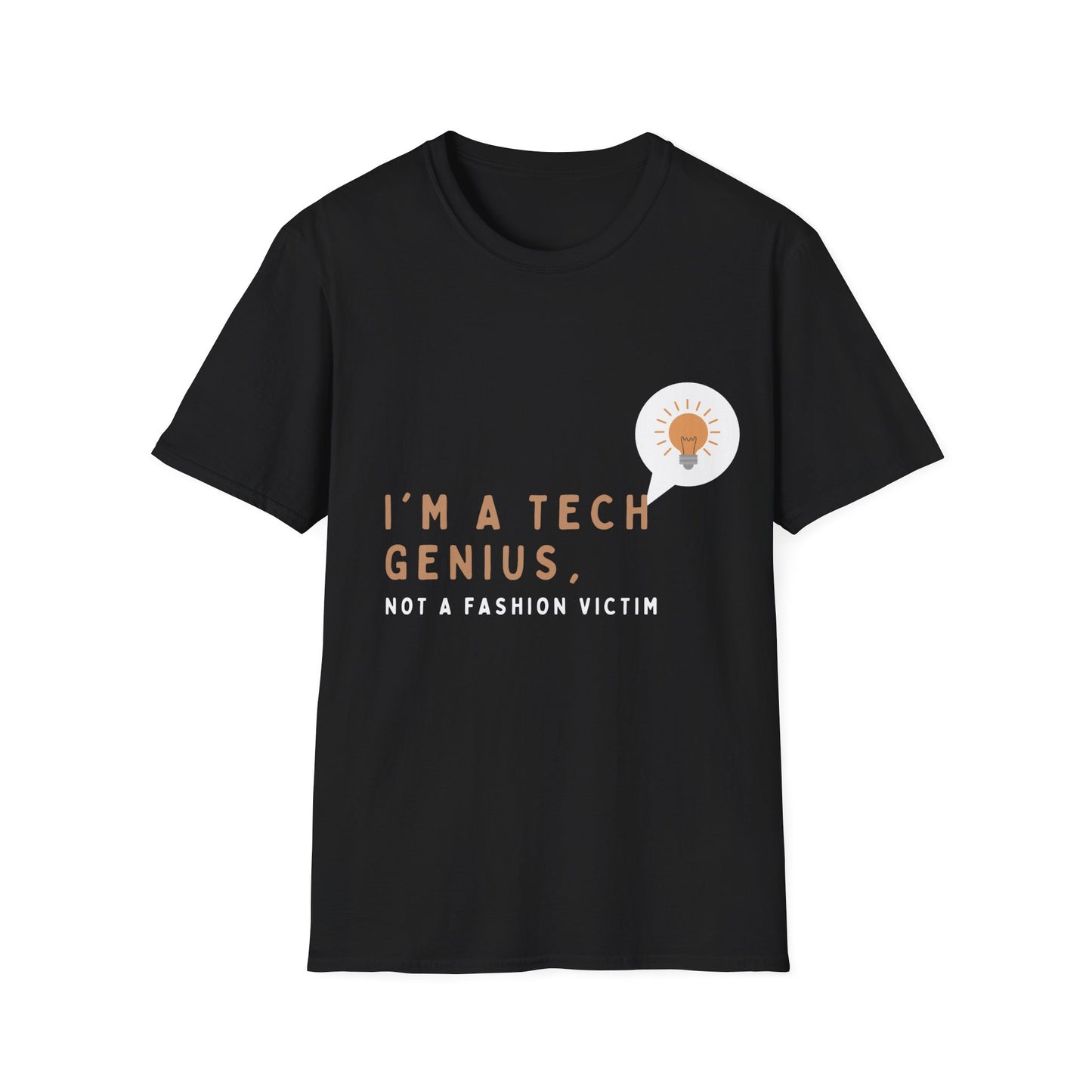 Unisex "Tech Genius Black" Softstyle T-Shirt