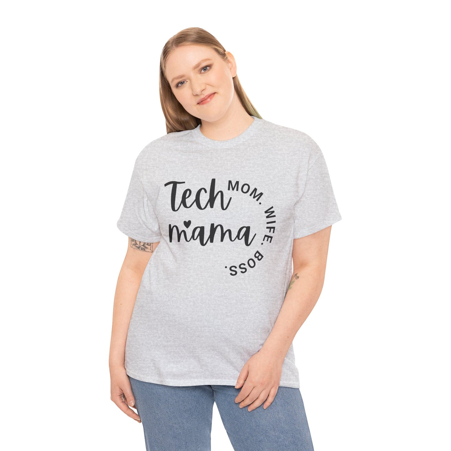Tech Mama Boss Wife Cotton Tee