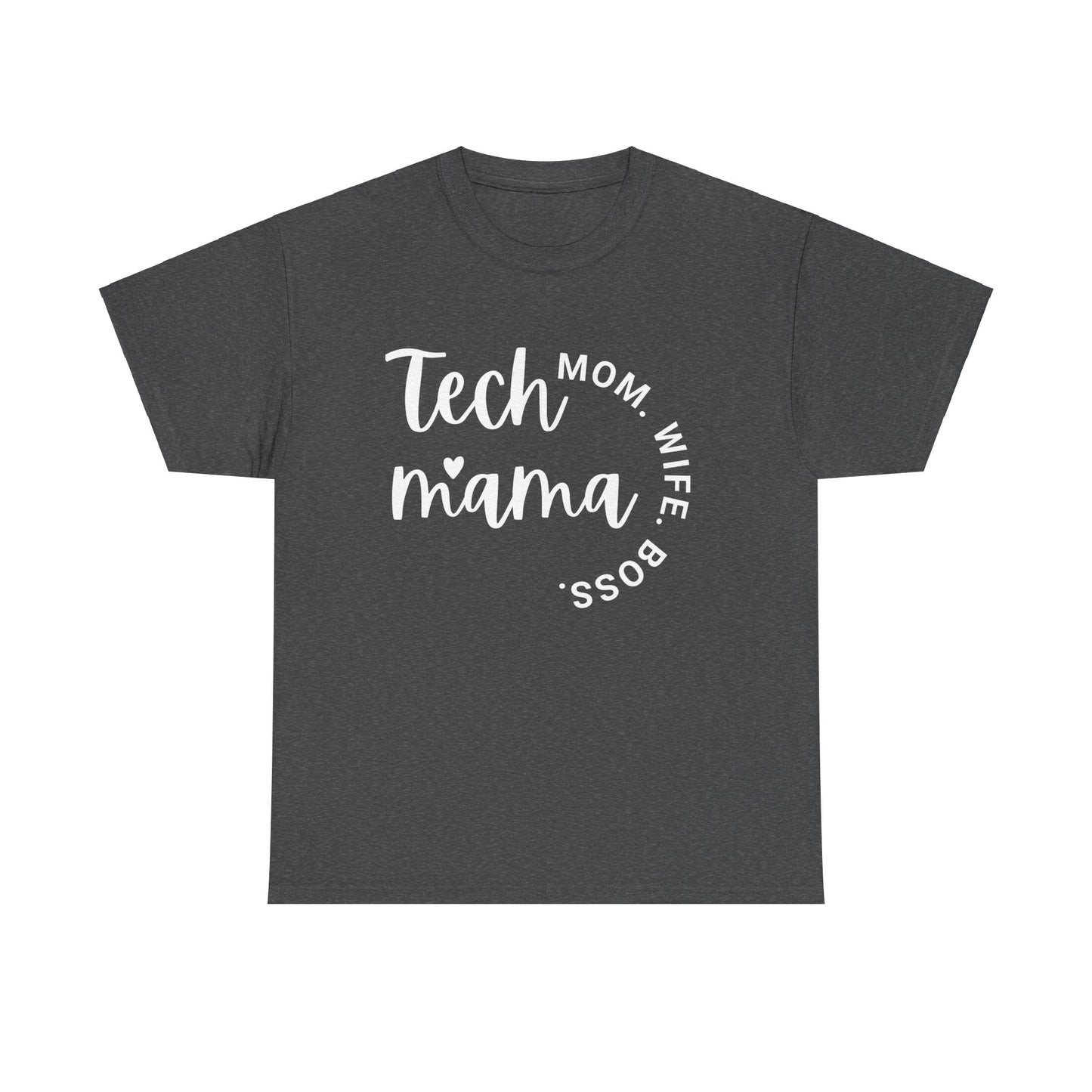 Tech Mama Boss Wife Mom Short Sleeve Cotton Tee
