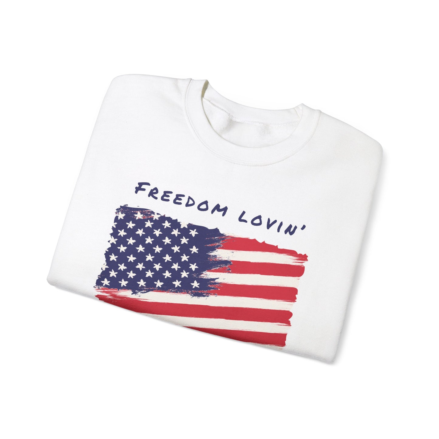 Freedom Loving QA Long Sleeve Crewneck Sweatshirt