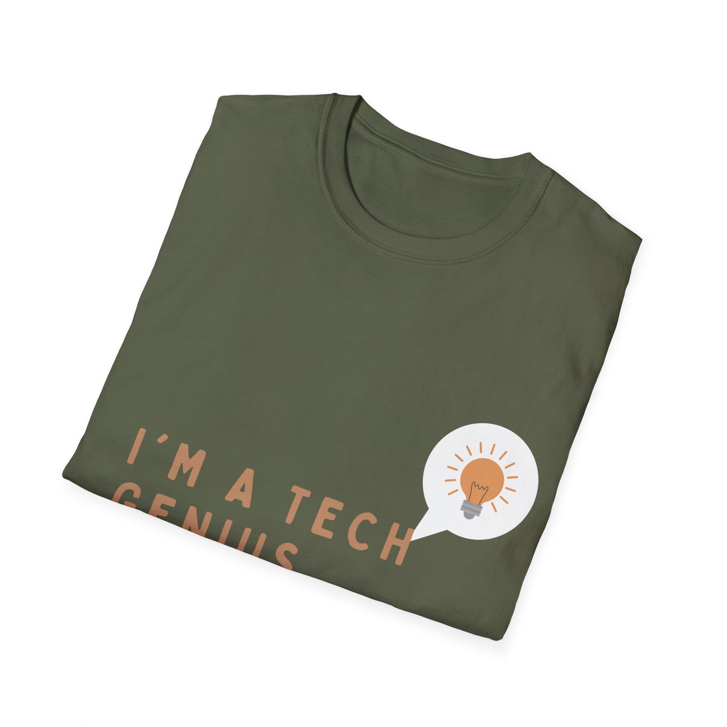 Unisex "Tech Genius Black" Softstyle T-Shirt