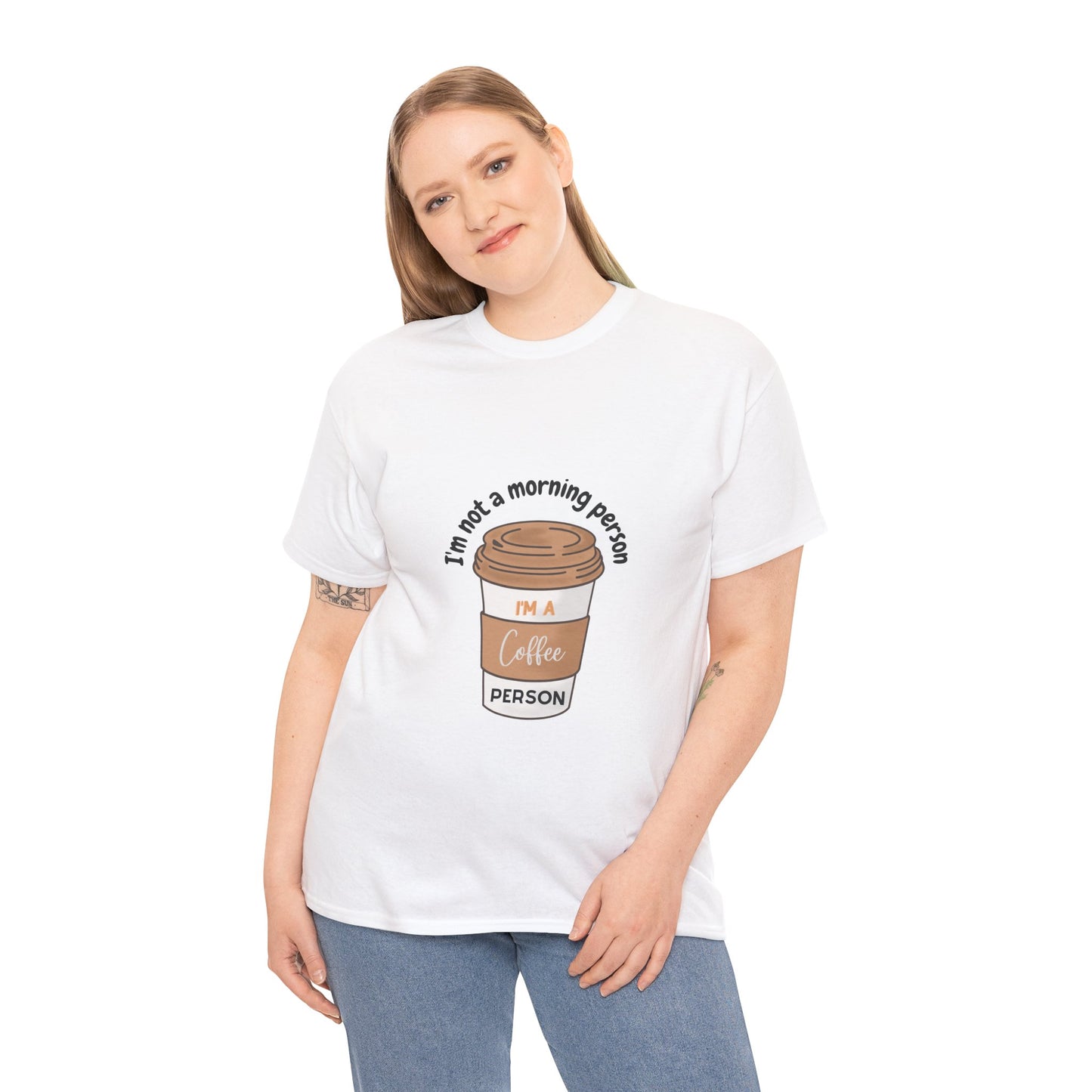 Coffee Person Unisex Heavy Cotton Tee