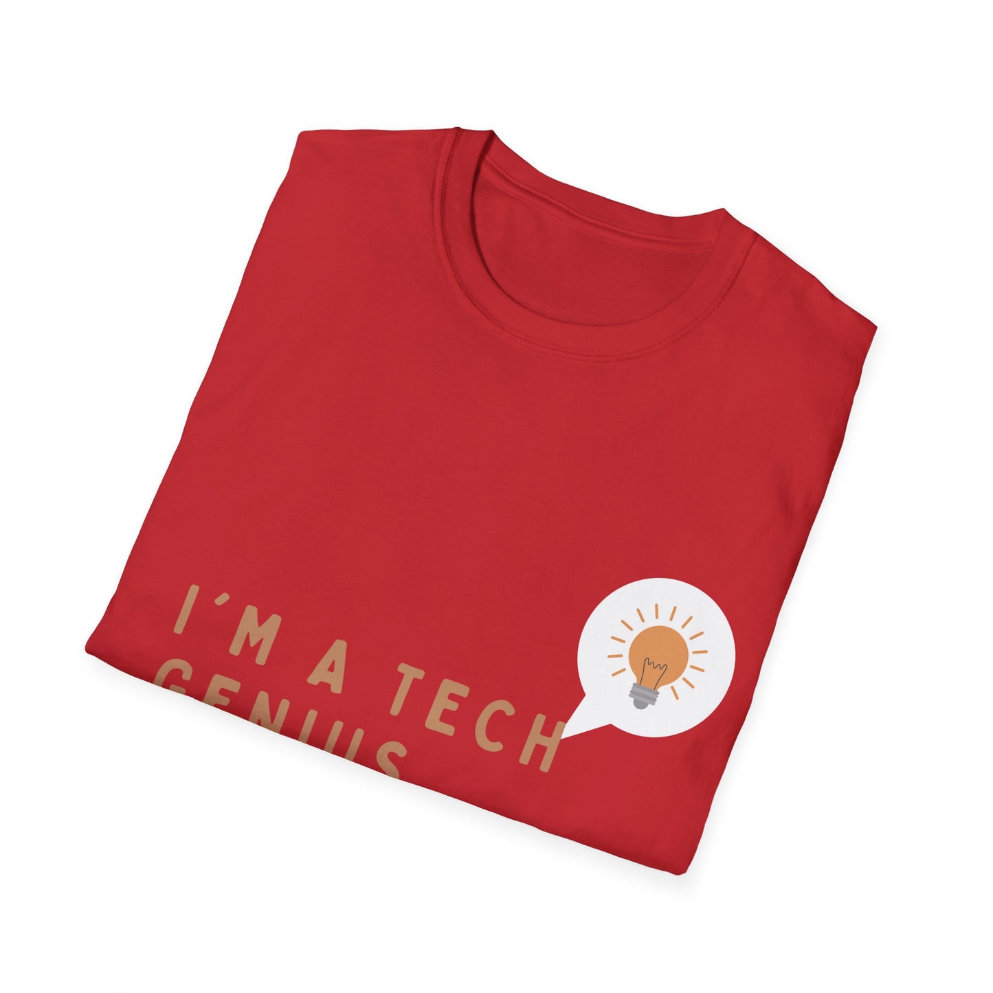 Unisex "Tech Genius Black" Softstyle T-Shirt