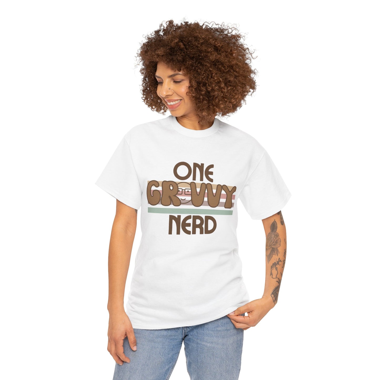One Grovvy Nerd Short Sleeve Cotton Tee