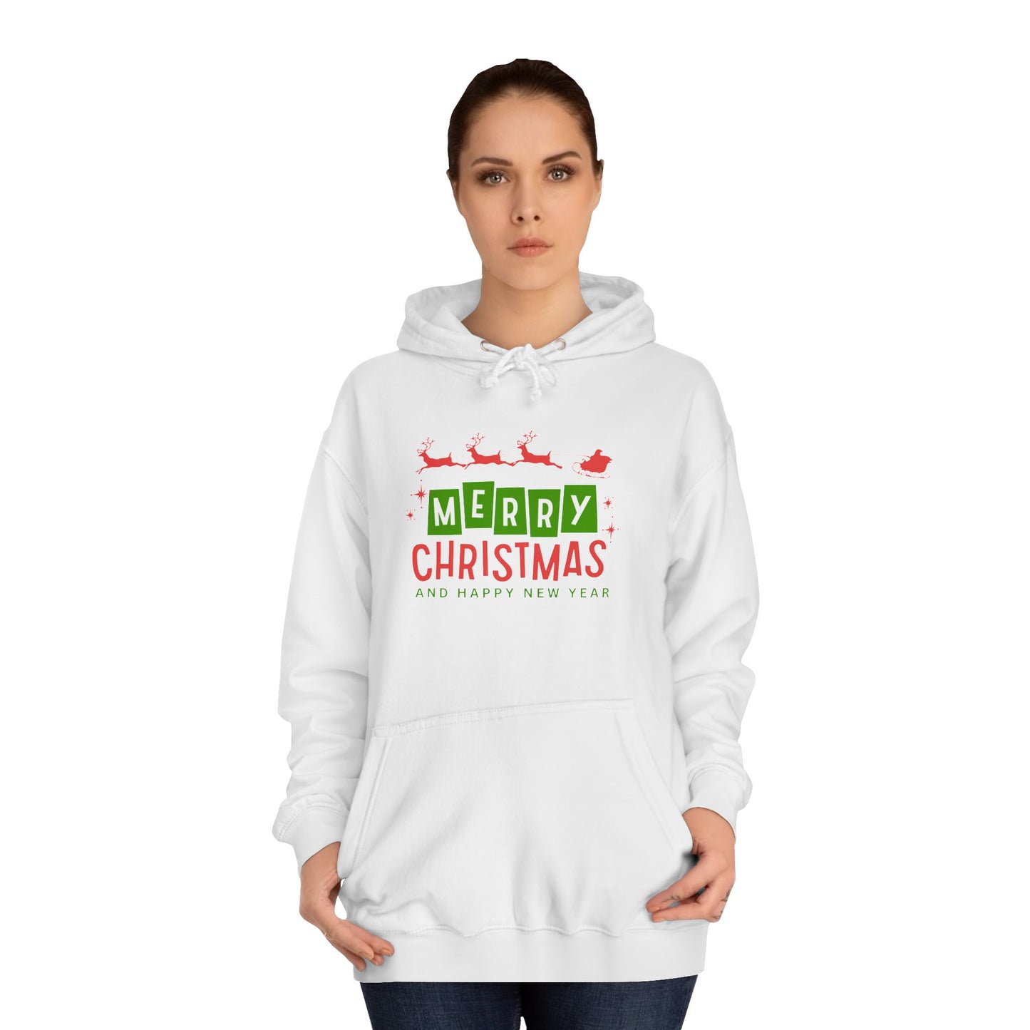 Merry Christmas & happy New year Unisex College Hoodie