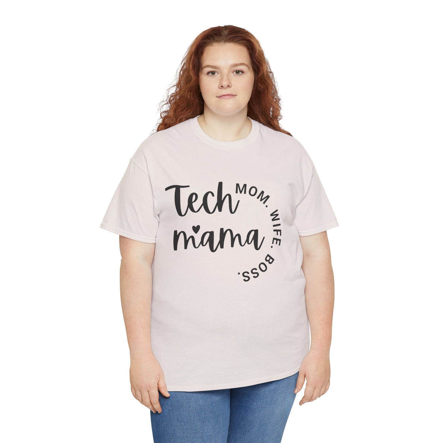 Tech Mama Boss Wife Cotton Tee