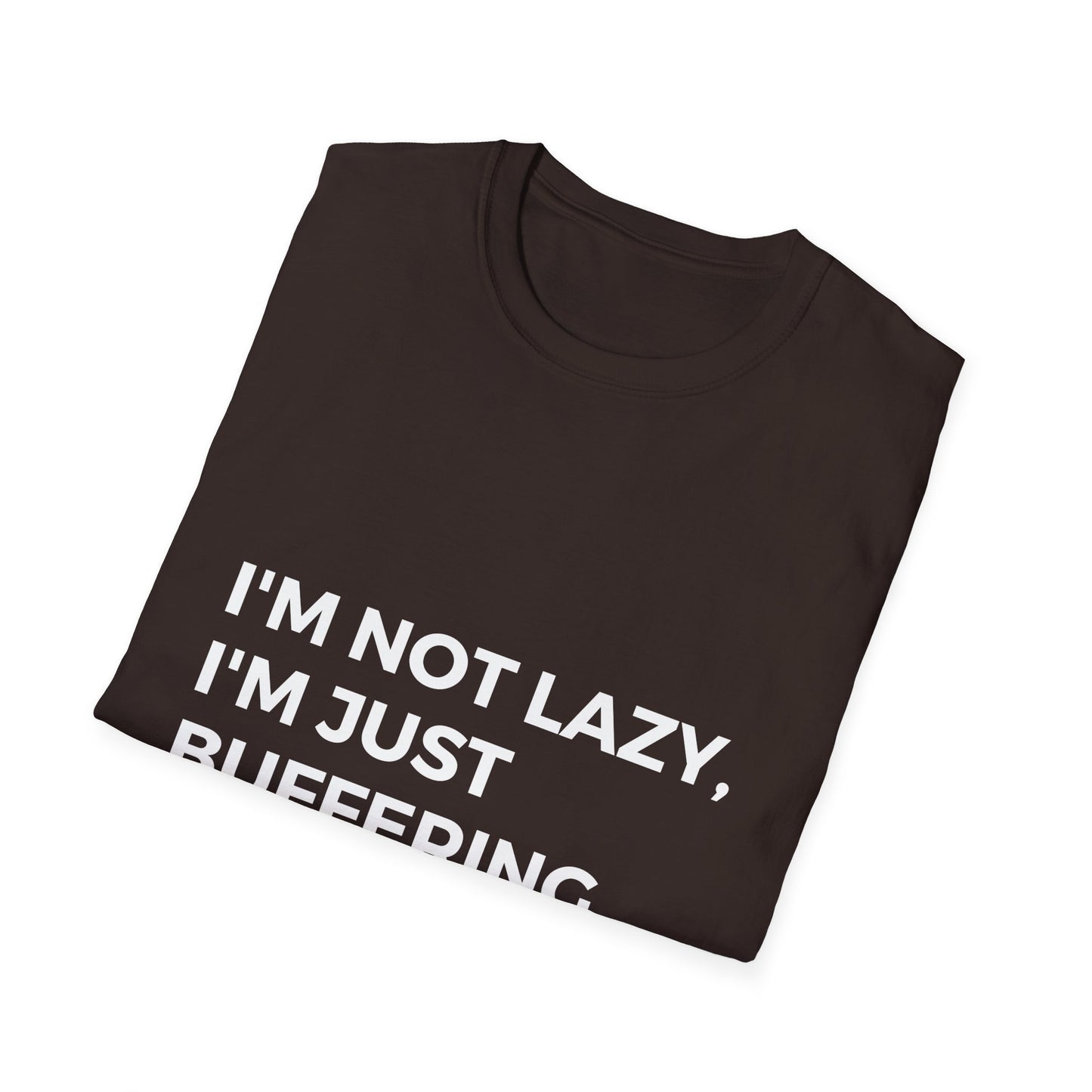Not Lazy "Black" Unisex Softstyle T-Shirt