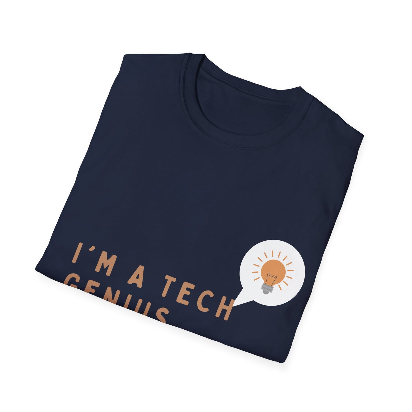 Unisex "Tech Genius Black" Softstyle T-Shirt