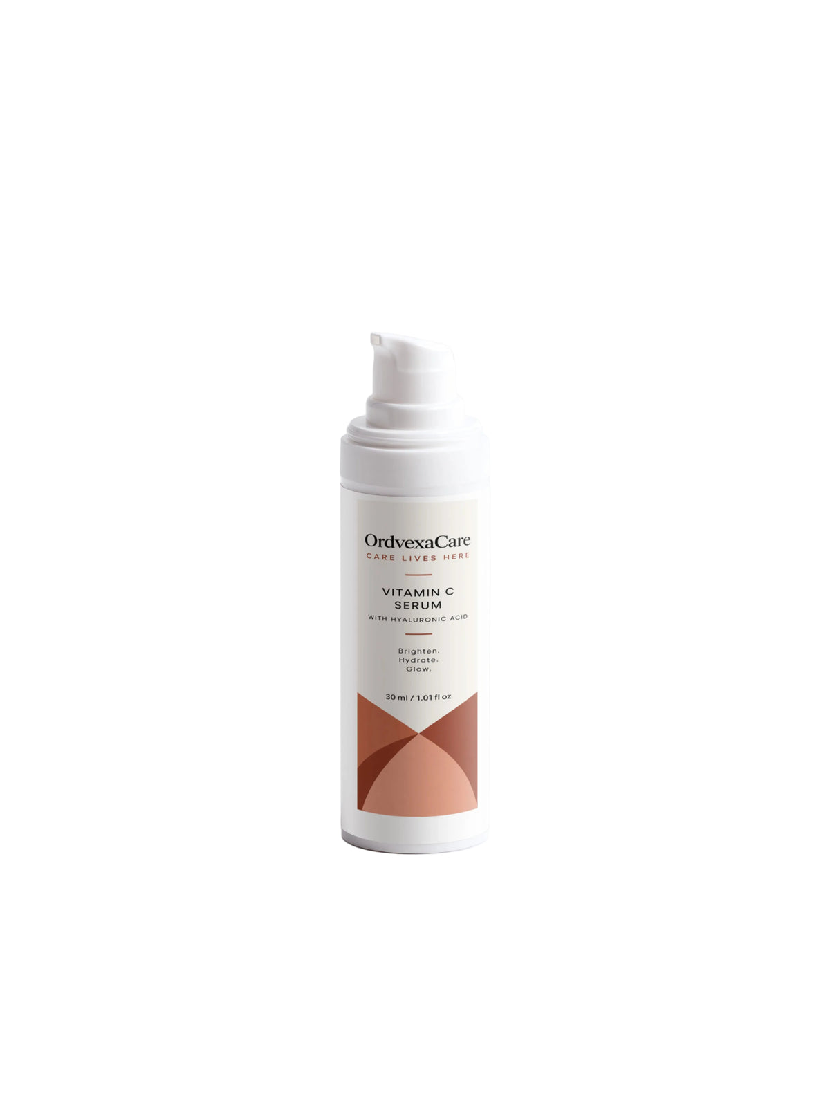 Ordvexa Care Brightening Vitamin C Serum with Hyaluronic Acid, 1 fl oz