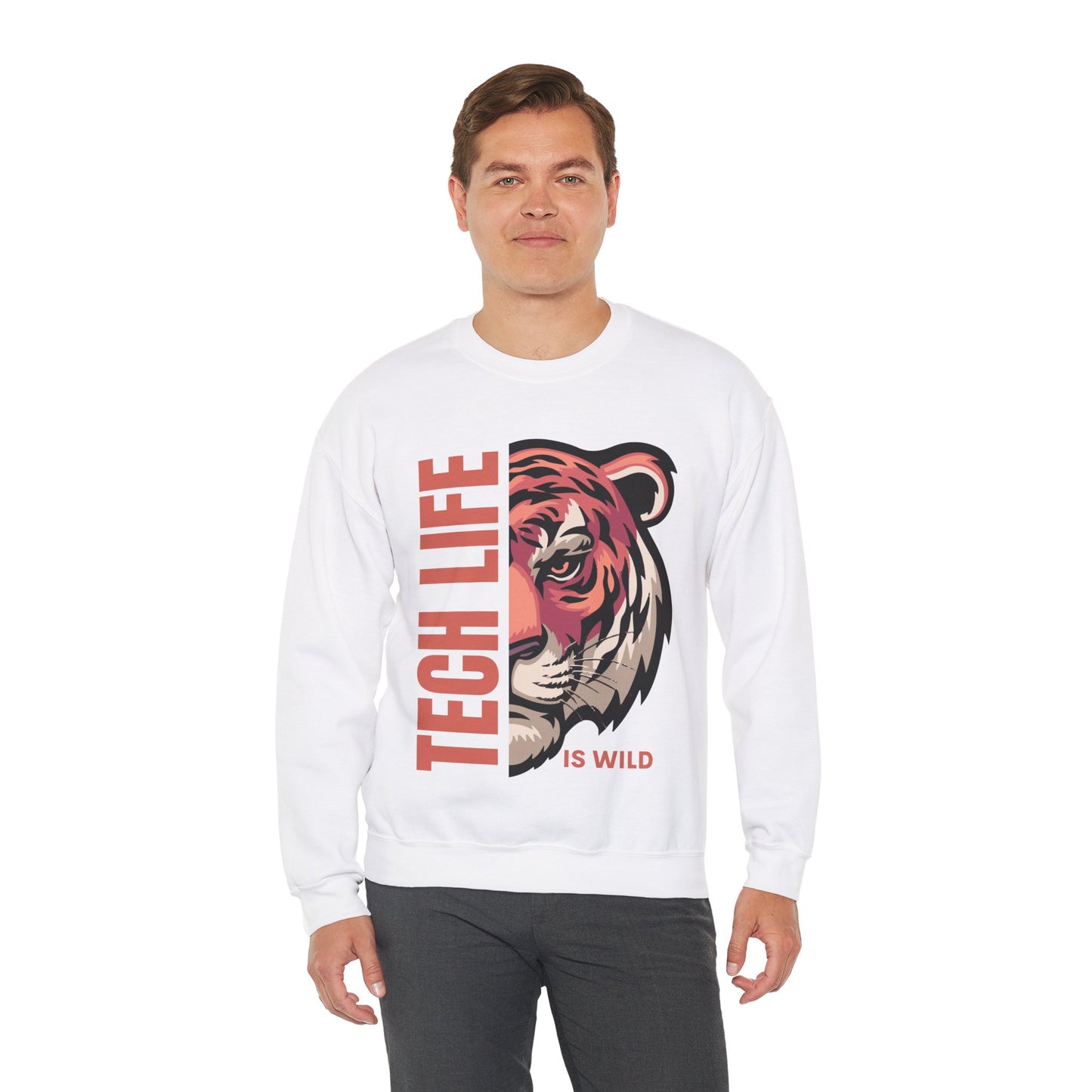 Tech Life is Wild Crewneck Sweatshirt