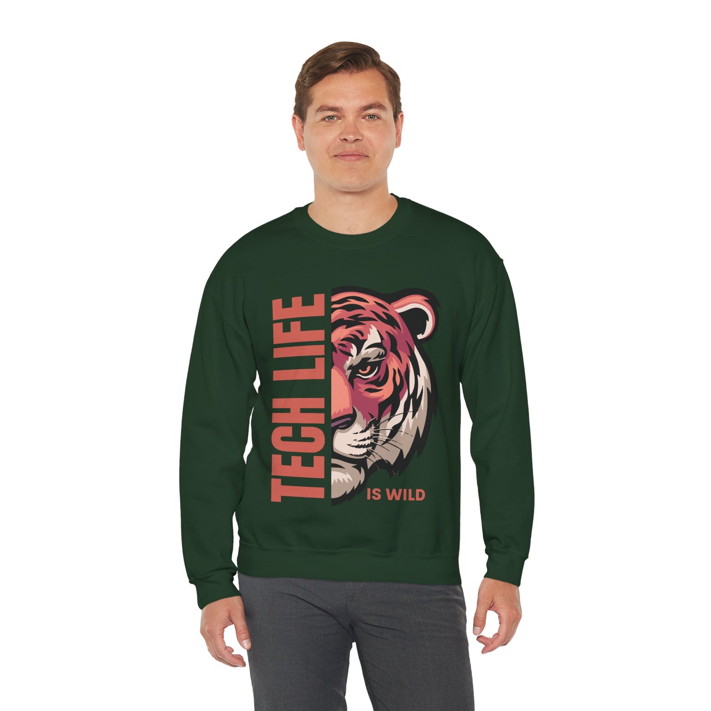 Tech Life is Wild Crewneck Sweatshirt