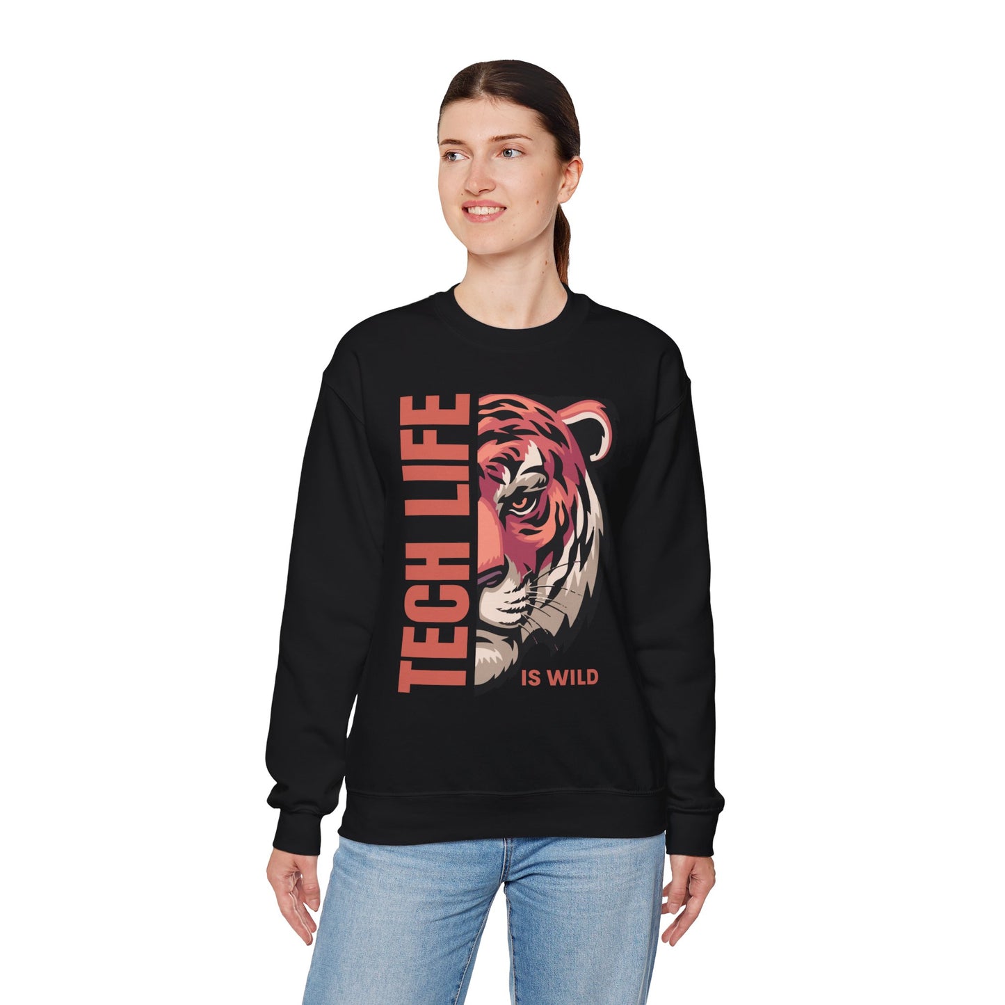 Tech Life is Wild Crewneck Sweatshirt