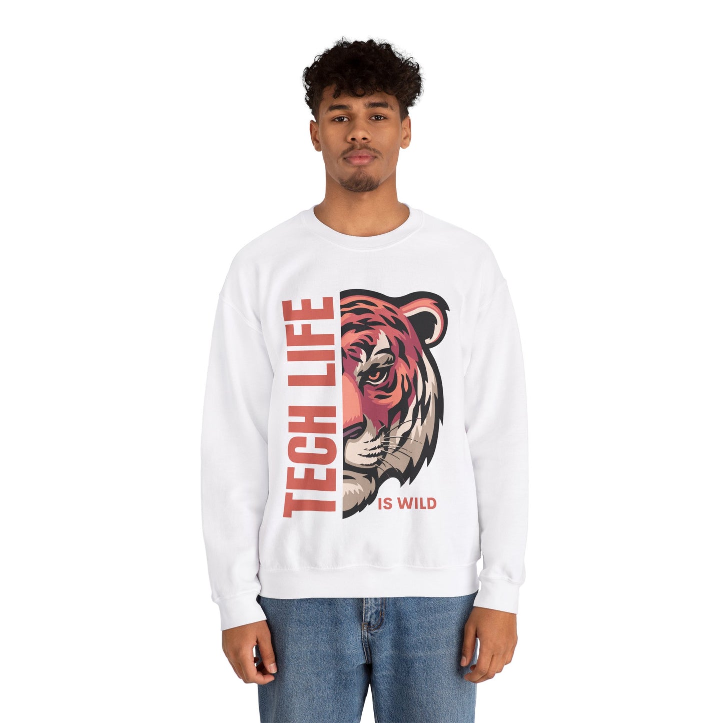 Tech Life is Wild Crewneck Sweatshirt