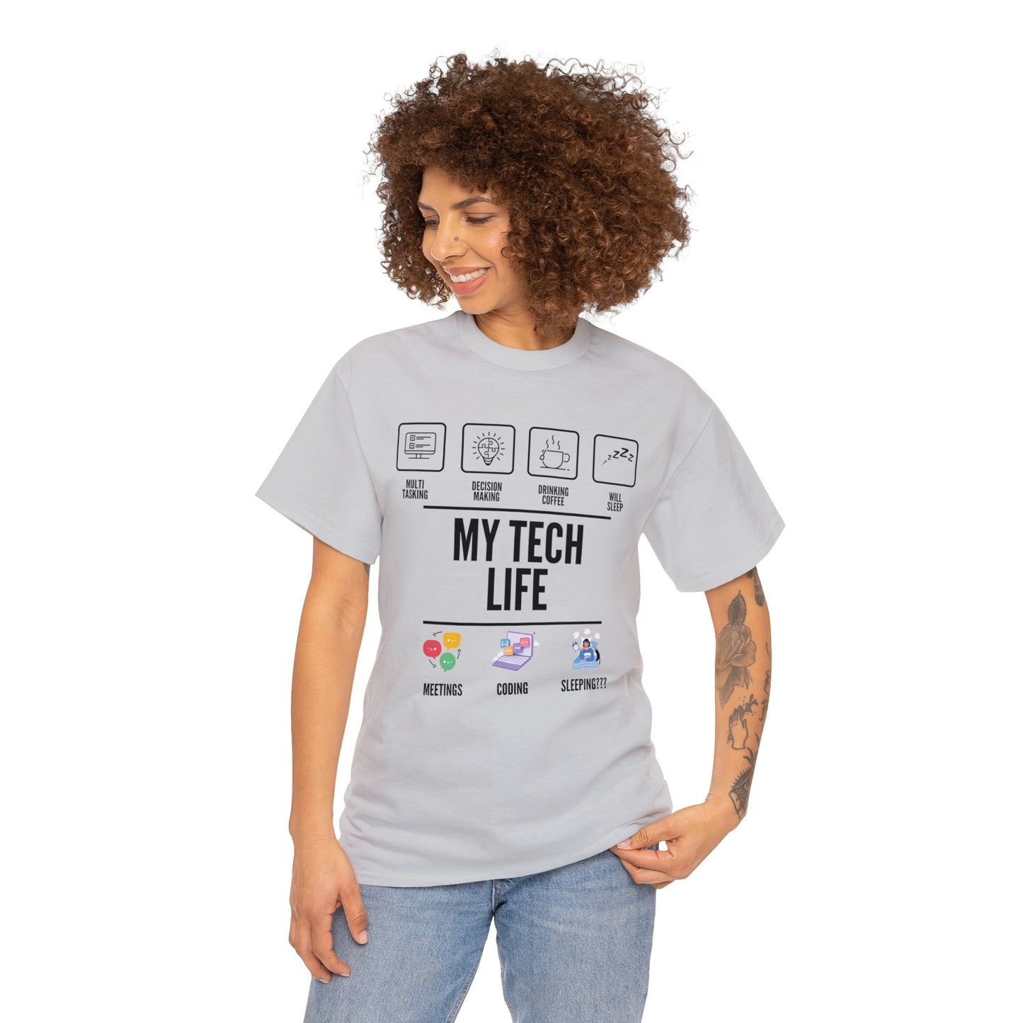 My Tech Life Cotton Tee