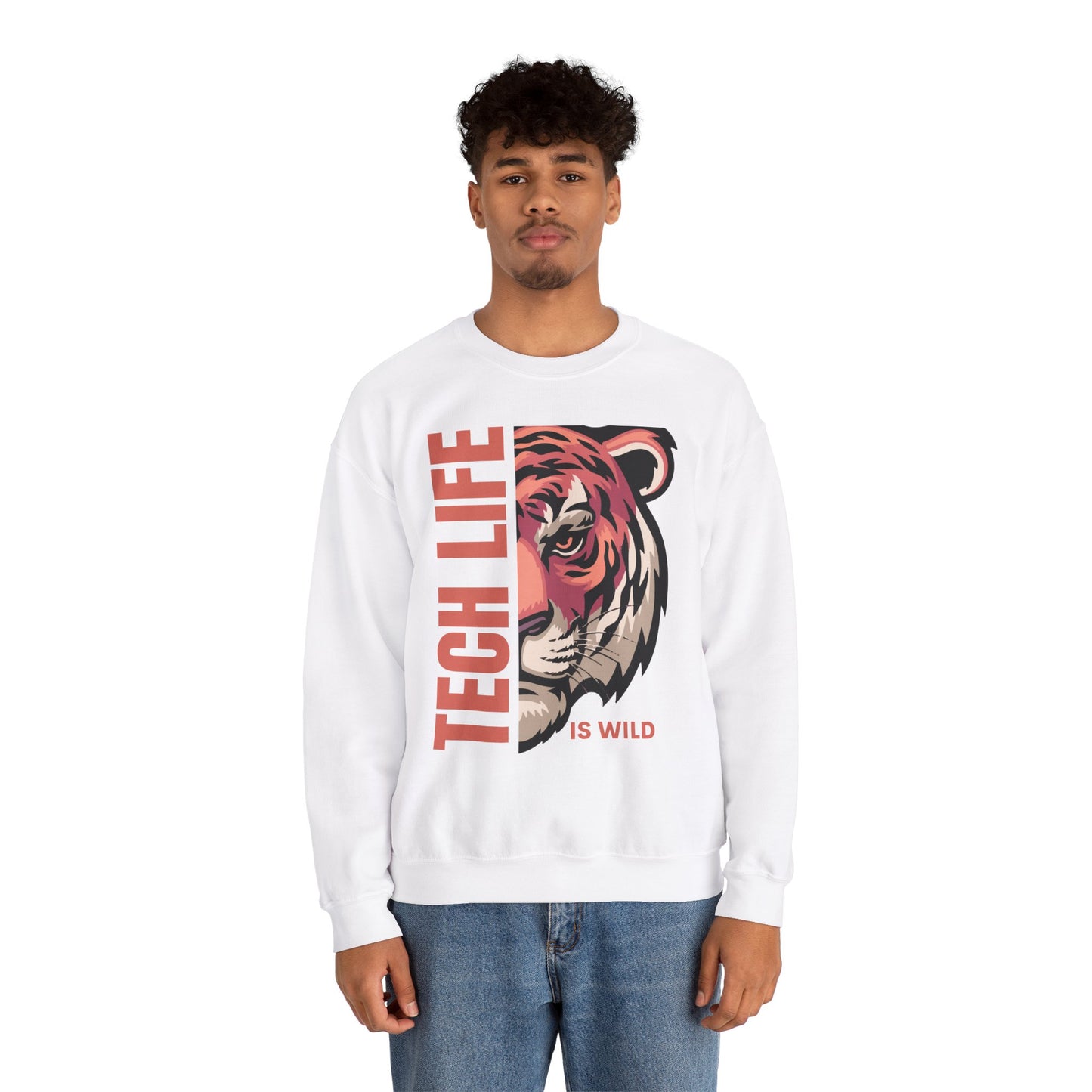 Tech Life is Wild Crewneck Sweatshirt