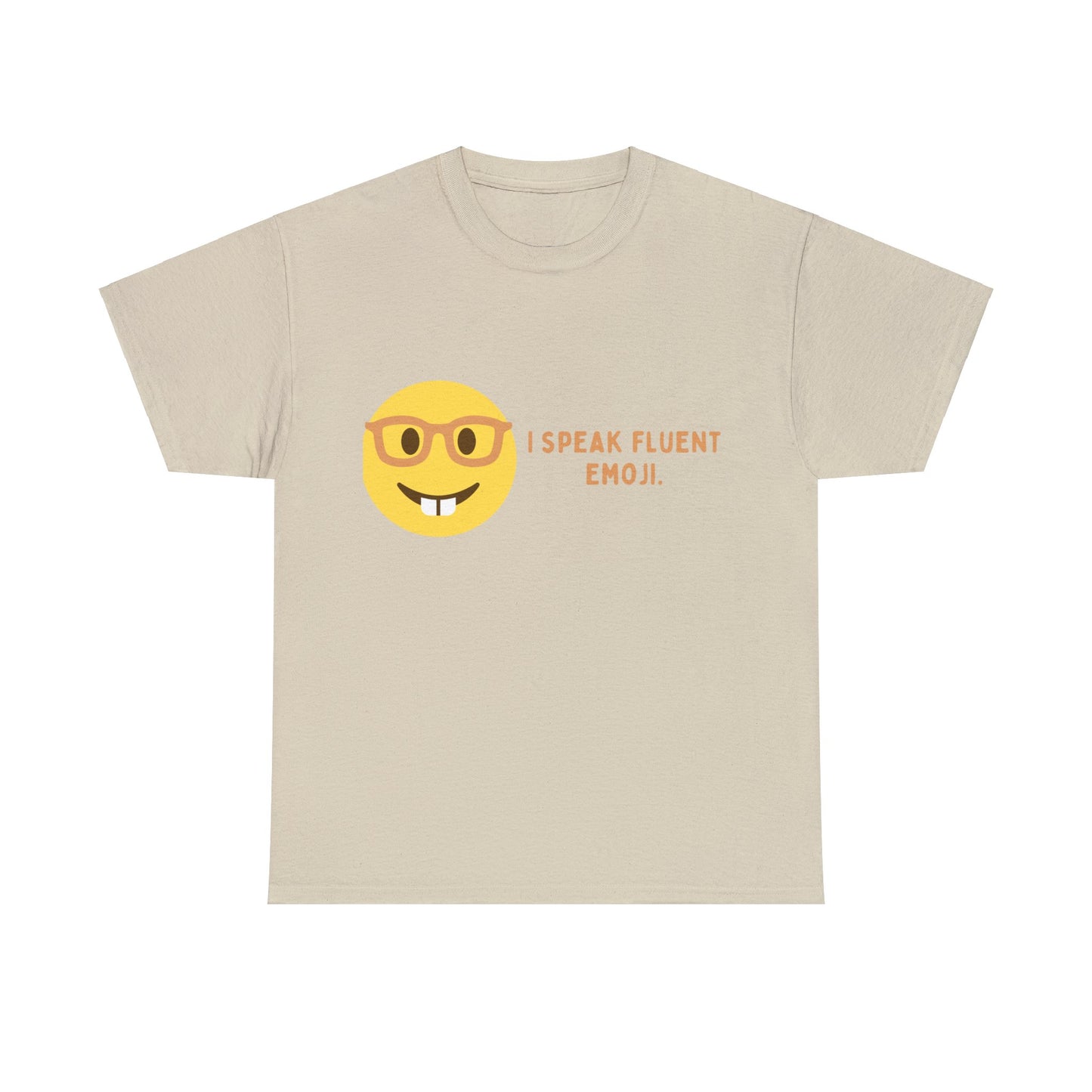 I Speak Fluent Emoji Cotton Tee