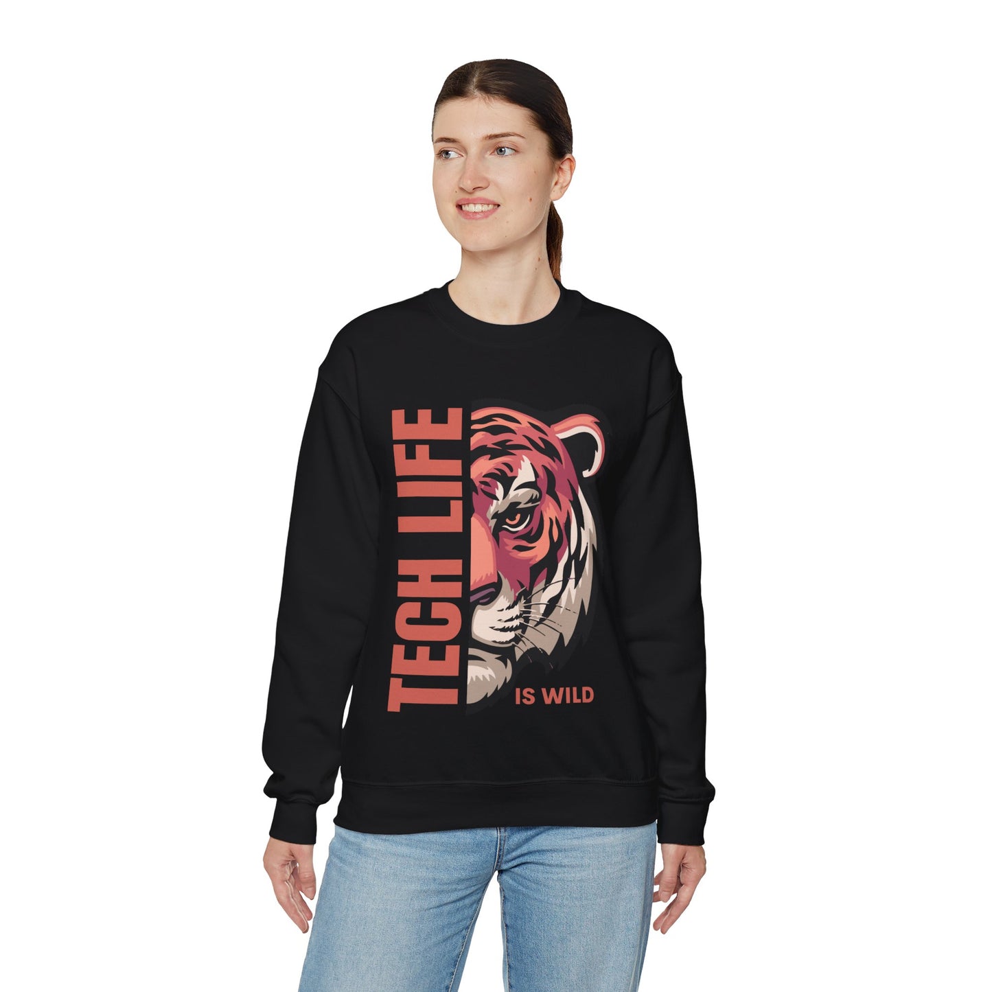 Tech Life is Wild Crewneck Sweatshirt