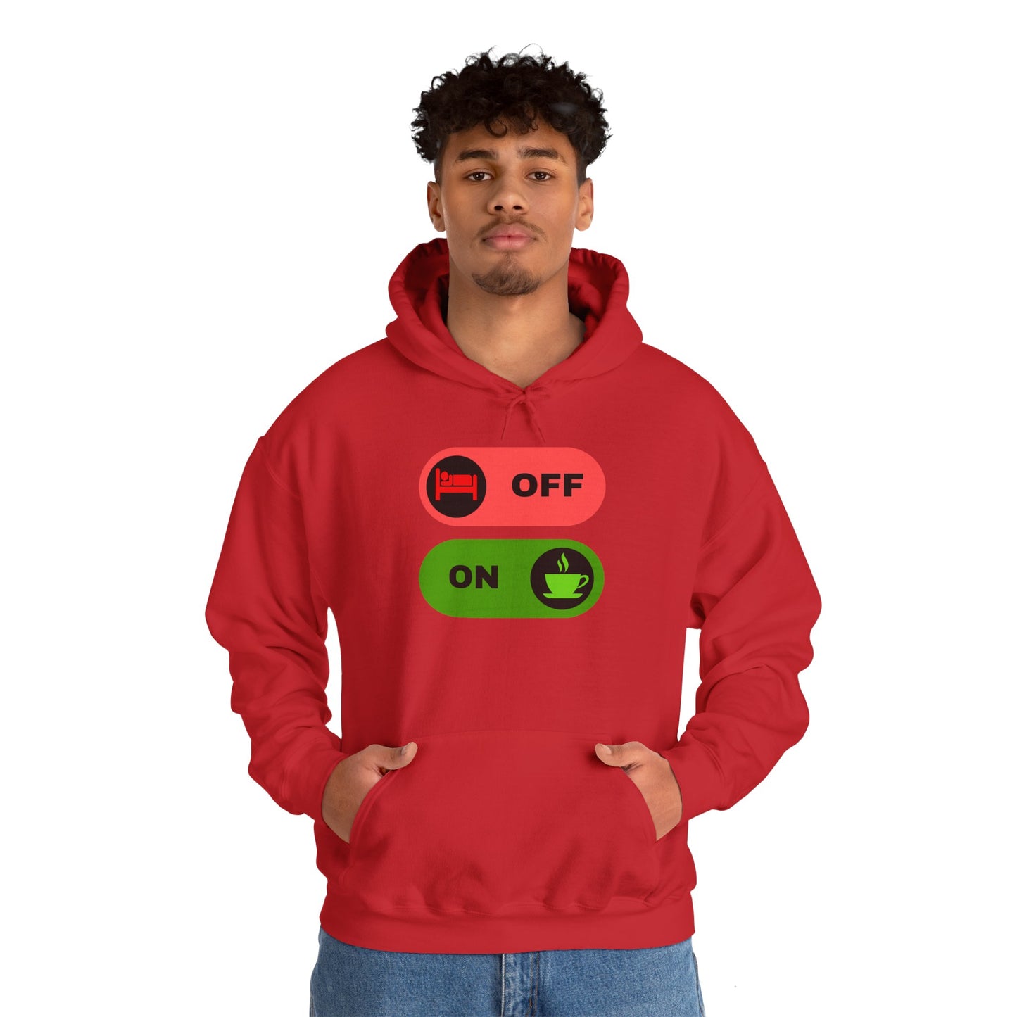 On & off Blend Hooded Sweatshirt