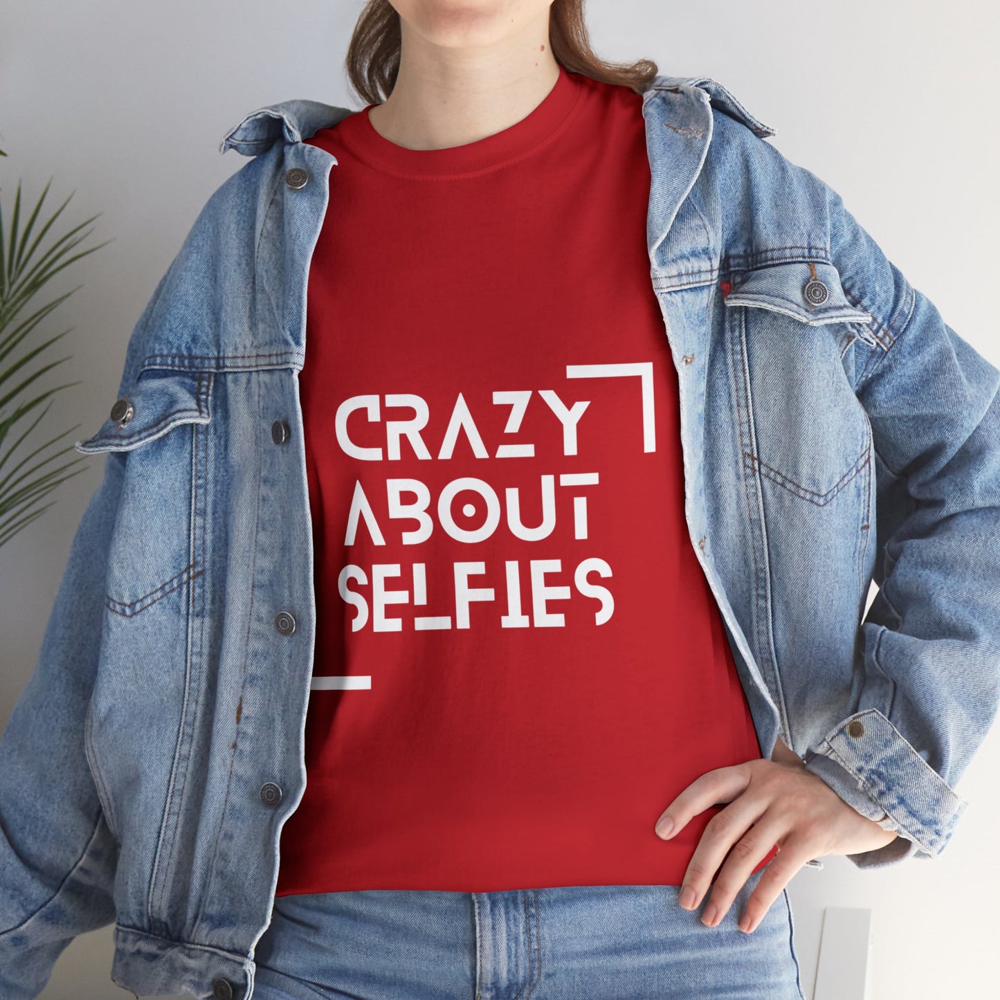 Crazy About Selfies Heavy Cotton Tee