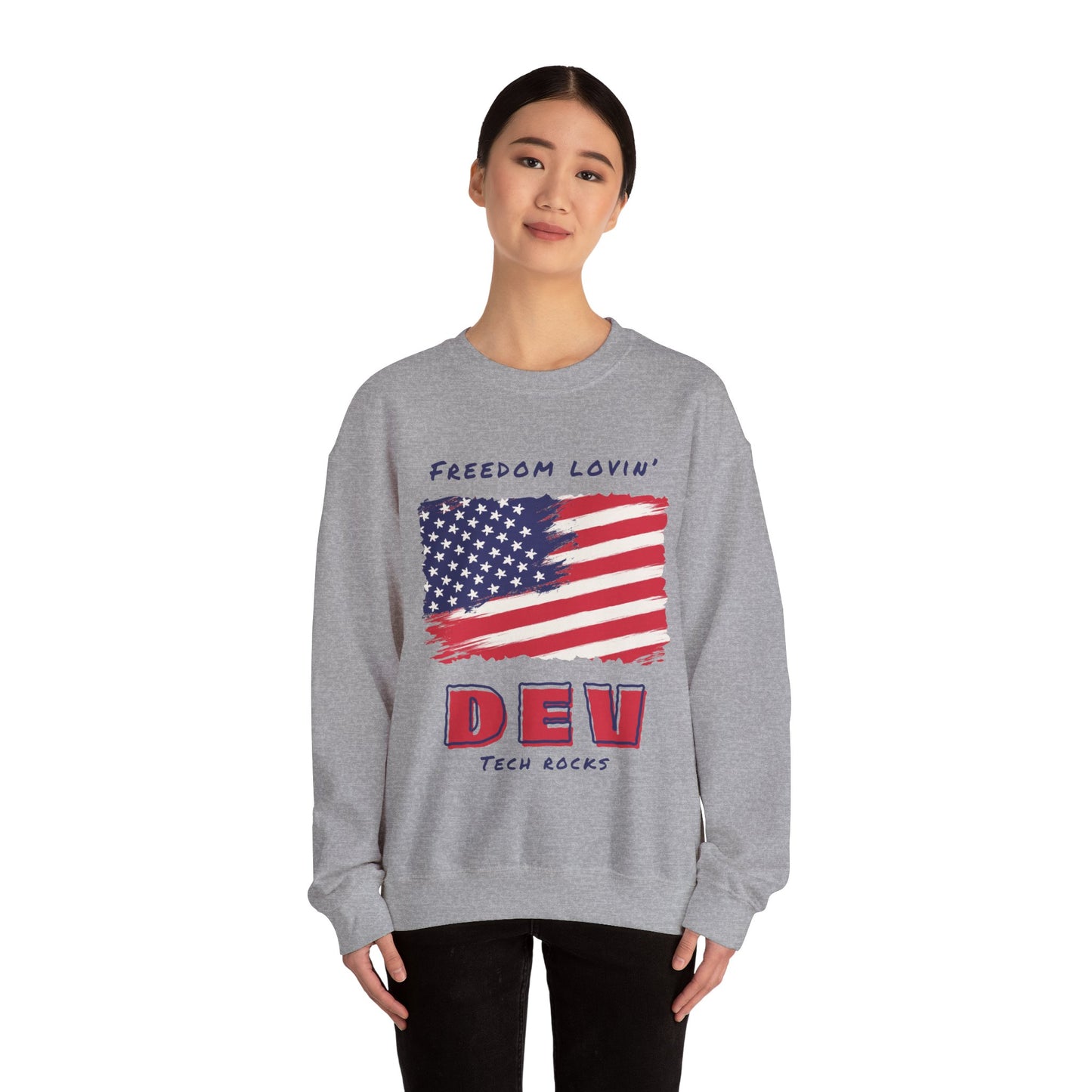 Freedom Loving Dev Crewneck Sweatshirt