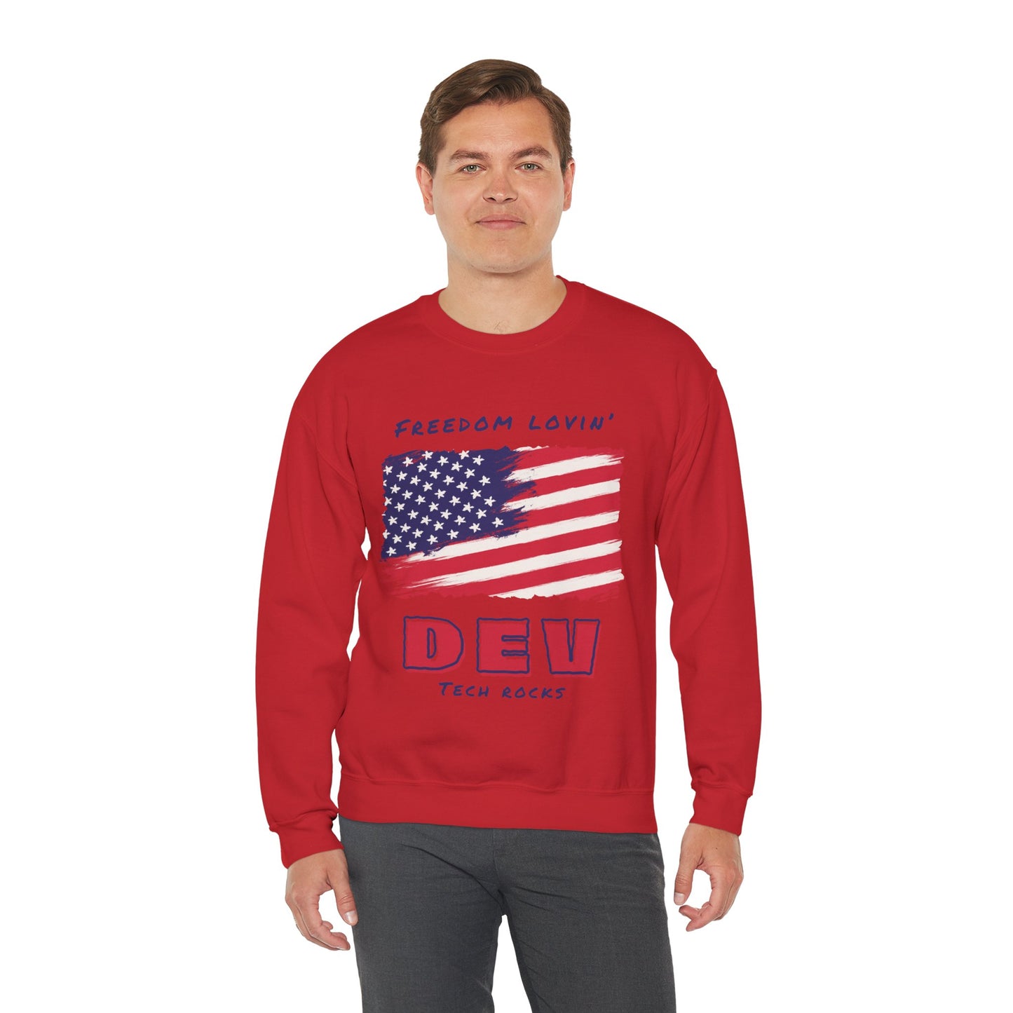 Freedom Loving Dev Crewneck Sweatshirt