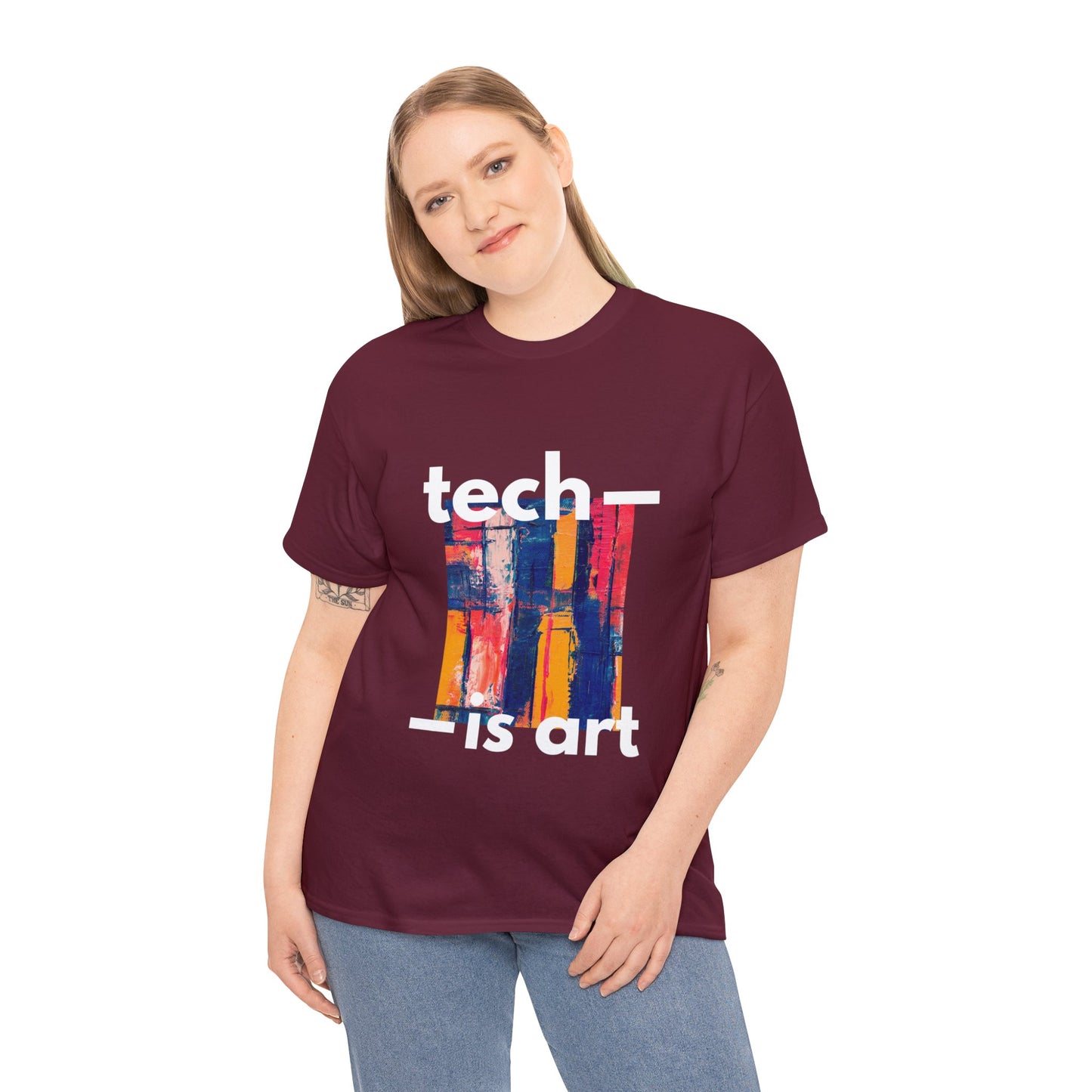 Tech is Art Cotton Tee