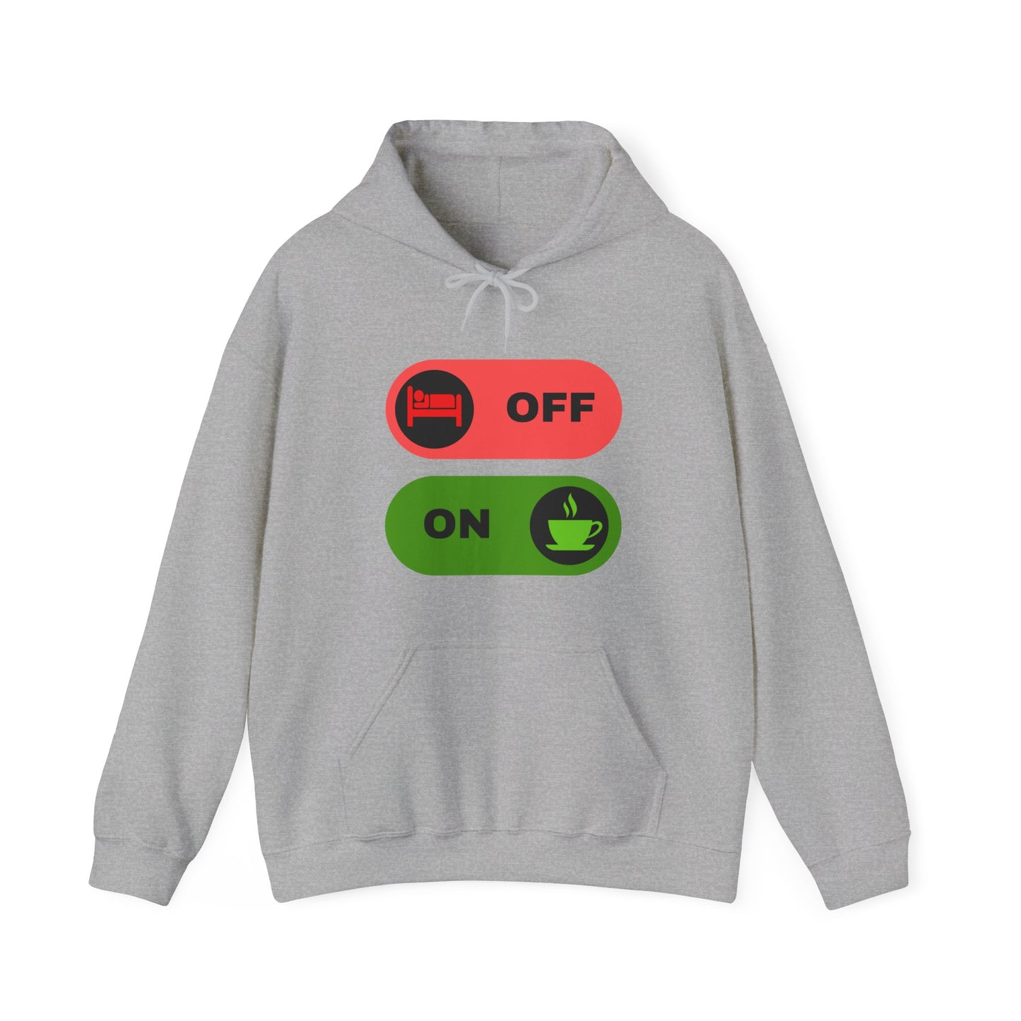 On & off Blend Hooded Sweatshirt