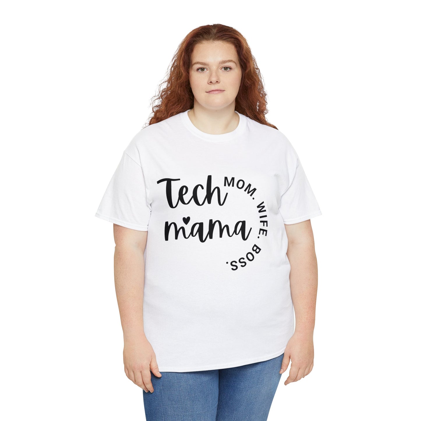 Tech Mama Boss Wife Cotton Tee