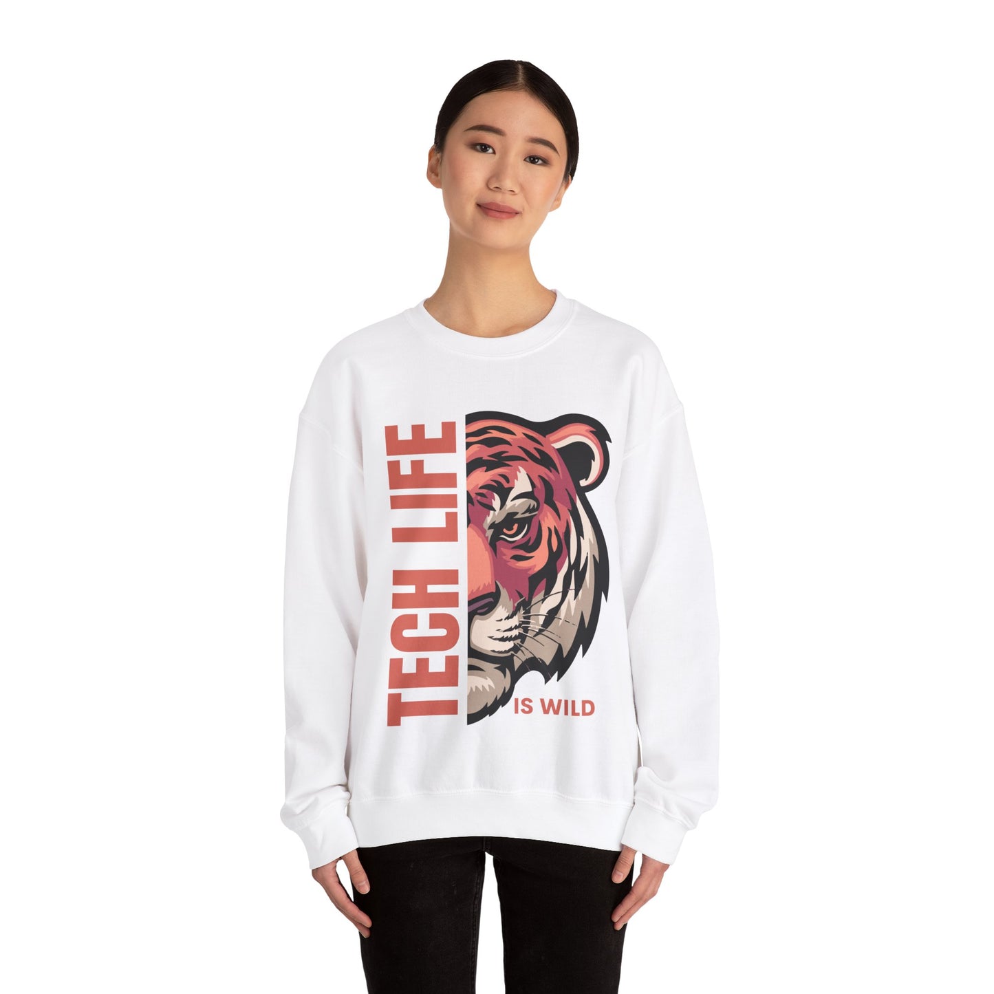 Tech Life is Wild Crewneck Sweatshirt