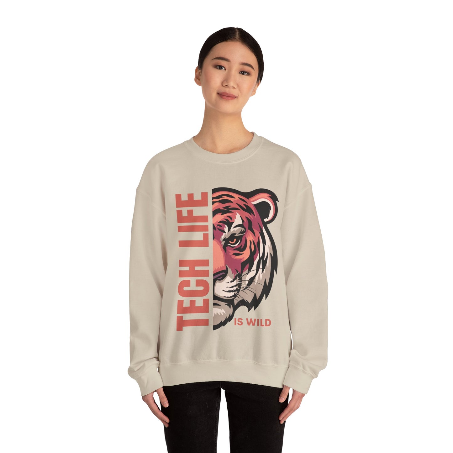 Tech Life is Wild Crewneck Sweatshirt