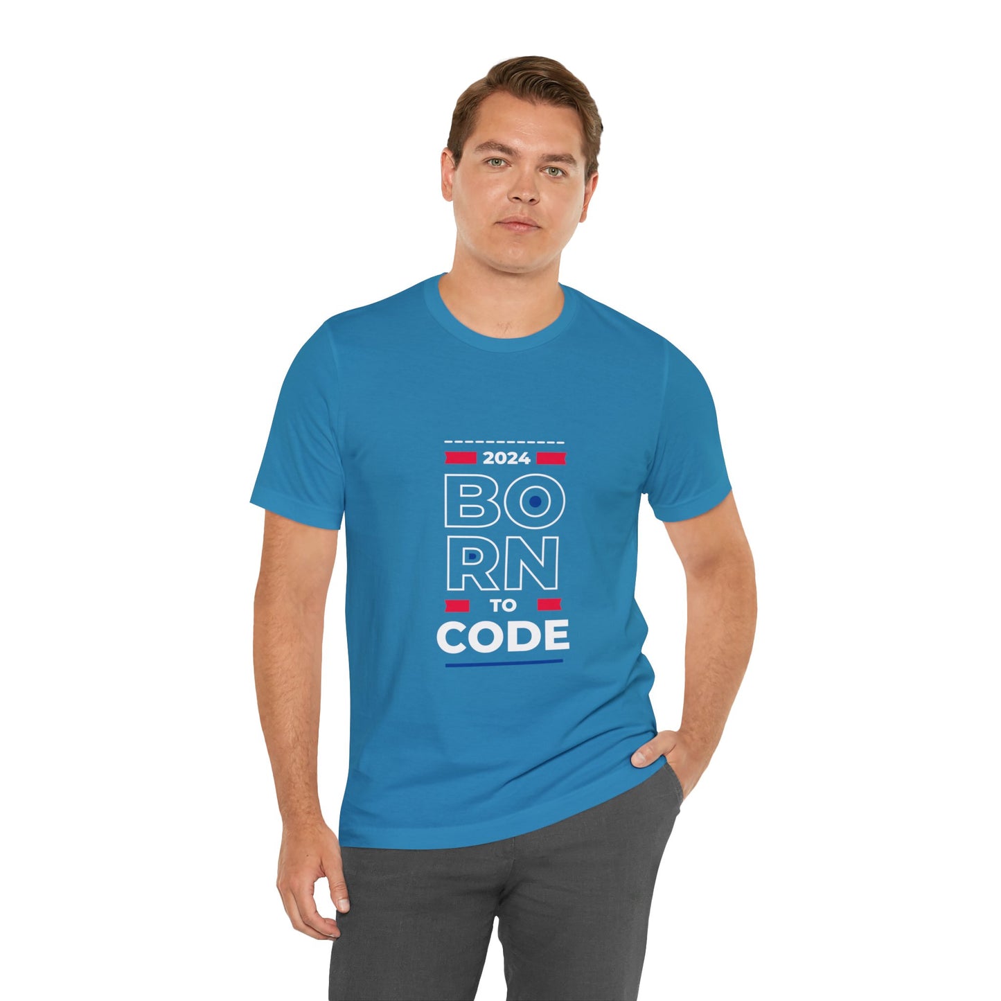 Born to Code Jersey Short Sleeve Tee